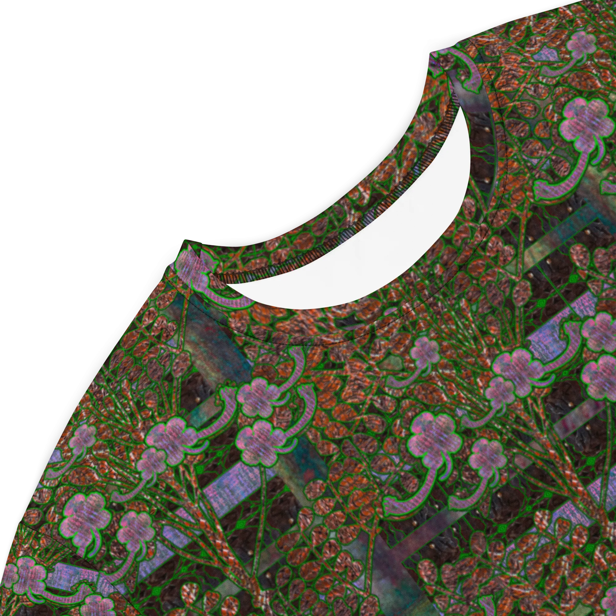 T-Shirt Tunic (Muliebris/Virilis)(Tree Link WindSong Flower) RJSTH@Fabric#4 RJSTHW2024 RJS