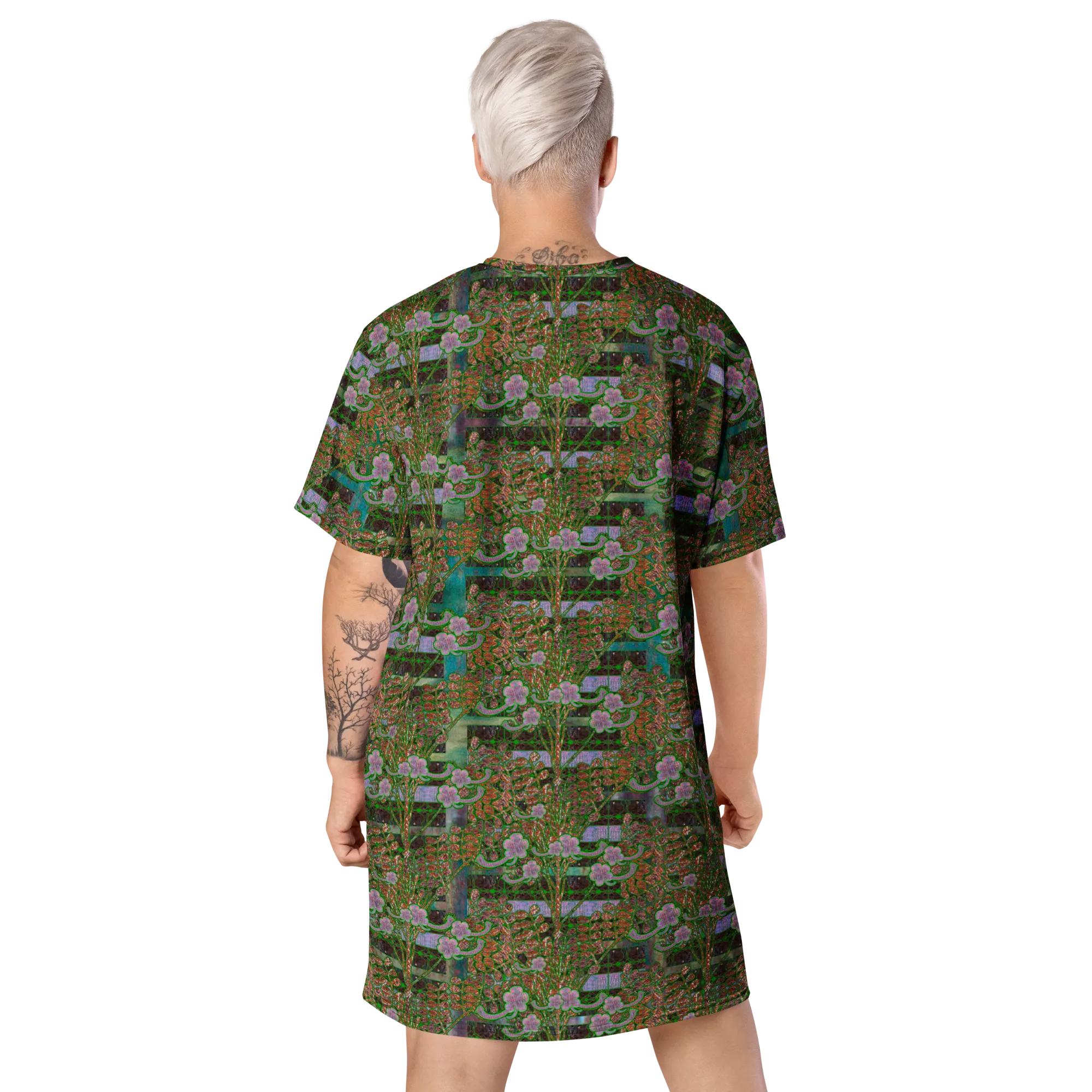 T-Shirt Tunic (Muliebris/Virilis)(Tree Link WindSong Flower) RJSTH@Fabric#4 RJSTHW2024 RJS