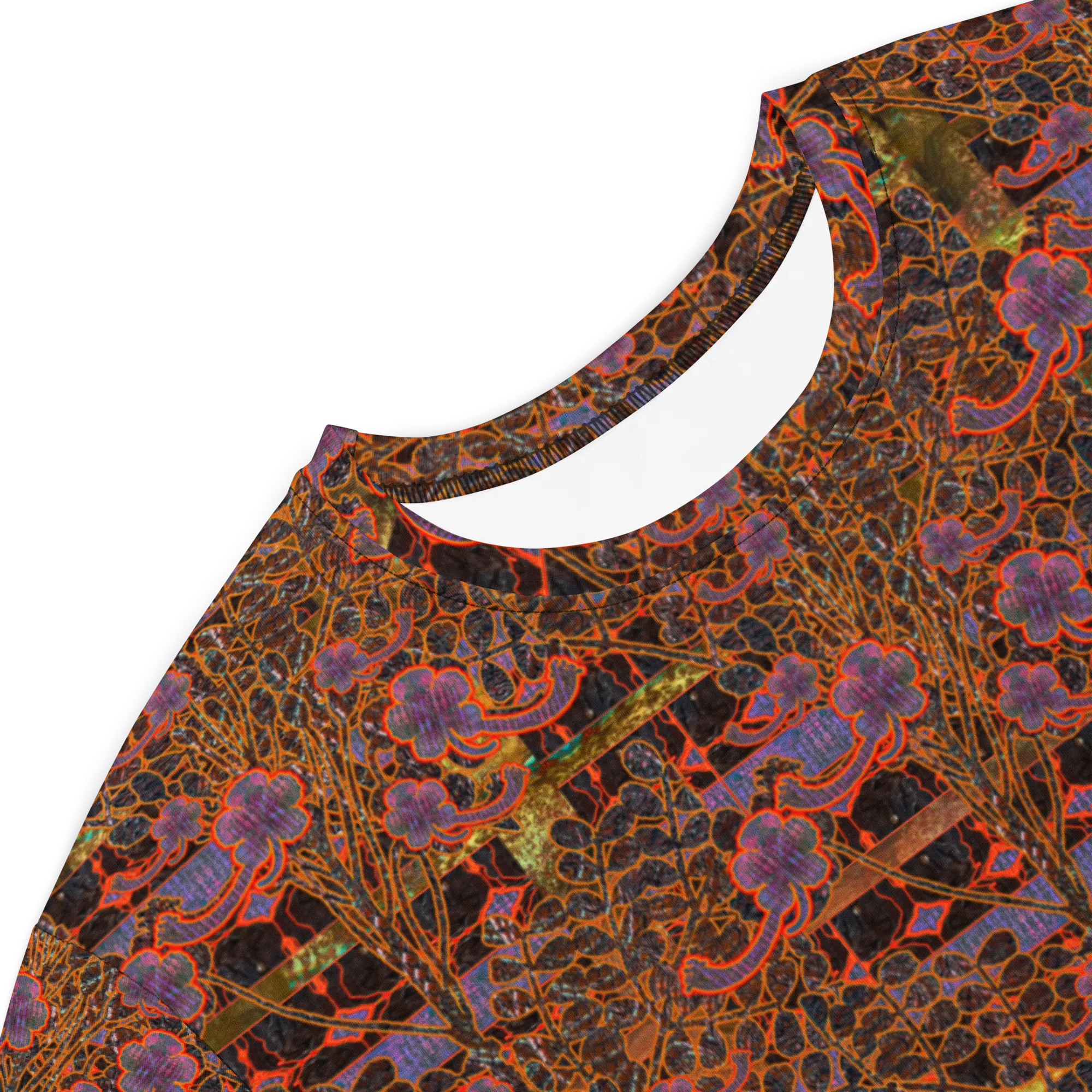 T-Shirt Tunic (Muliebris/Virilis)(Tree Link WindSong Flower) RJSTH@Fabric#6 RJSTHW2024 RJS