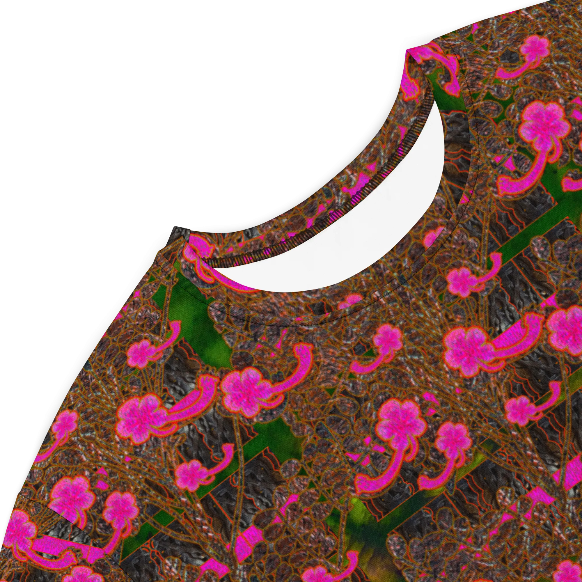 T-Shirt Tunic (Muliebris/Virilis)(Tree Link WindSong Flower) RJSTH@Fabric#7 RJSTHW2024 RJS