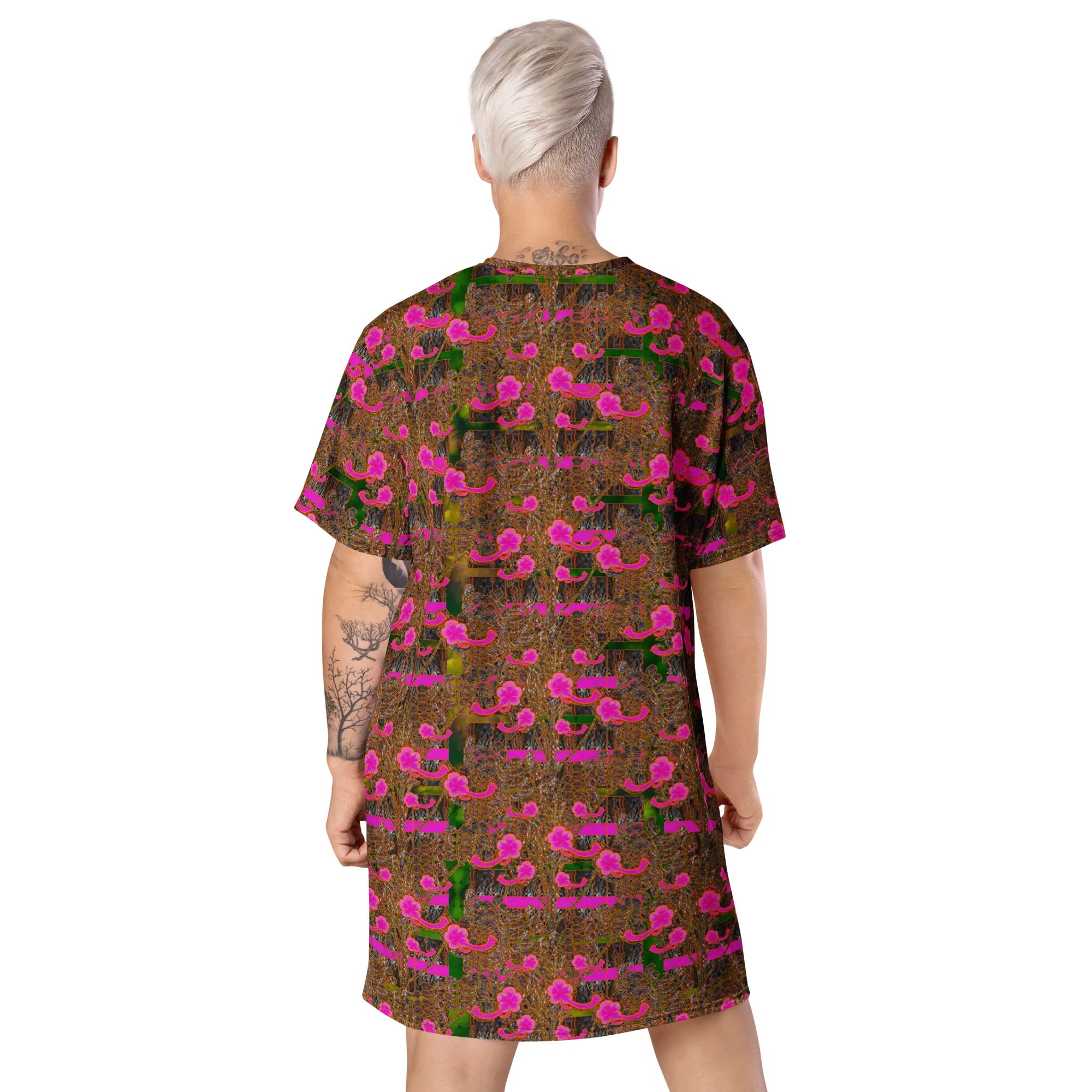 T-Shirt Tunic (Muliebris/Virilis)(Tree Link WindSong Flower) RJSTH@Fabric#7 RJSTHW2024 RJS