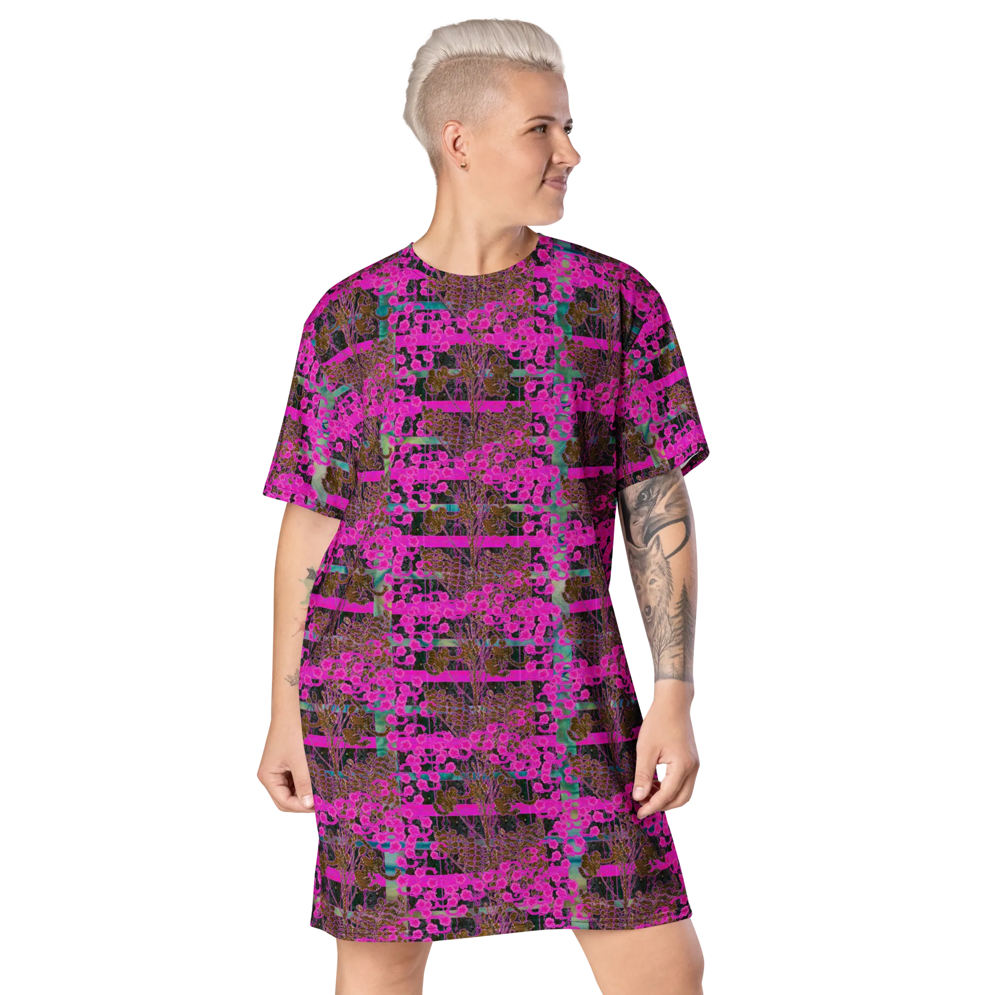 T-Shirt Tunic (Muliebris/Virilis)(Tree Link WindSong Flower) RJSTH@Fabric#9 RJSTHW2024 RJS