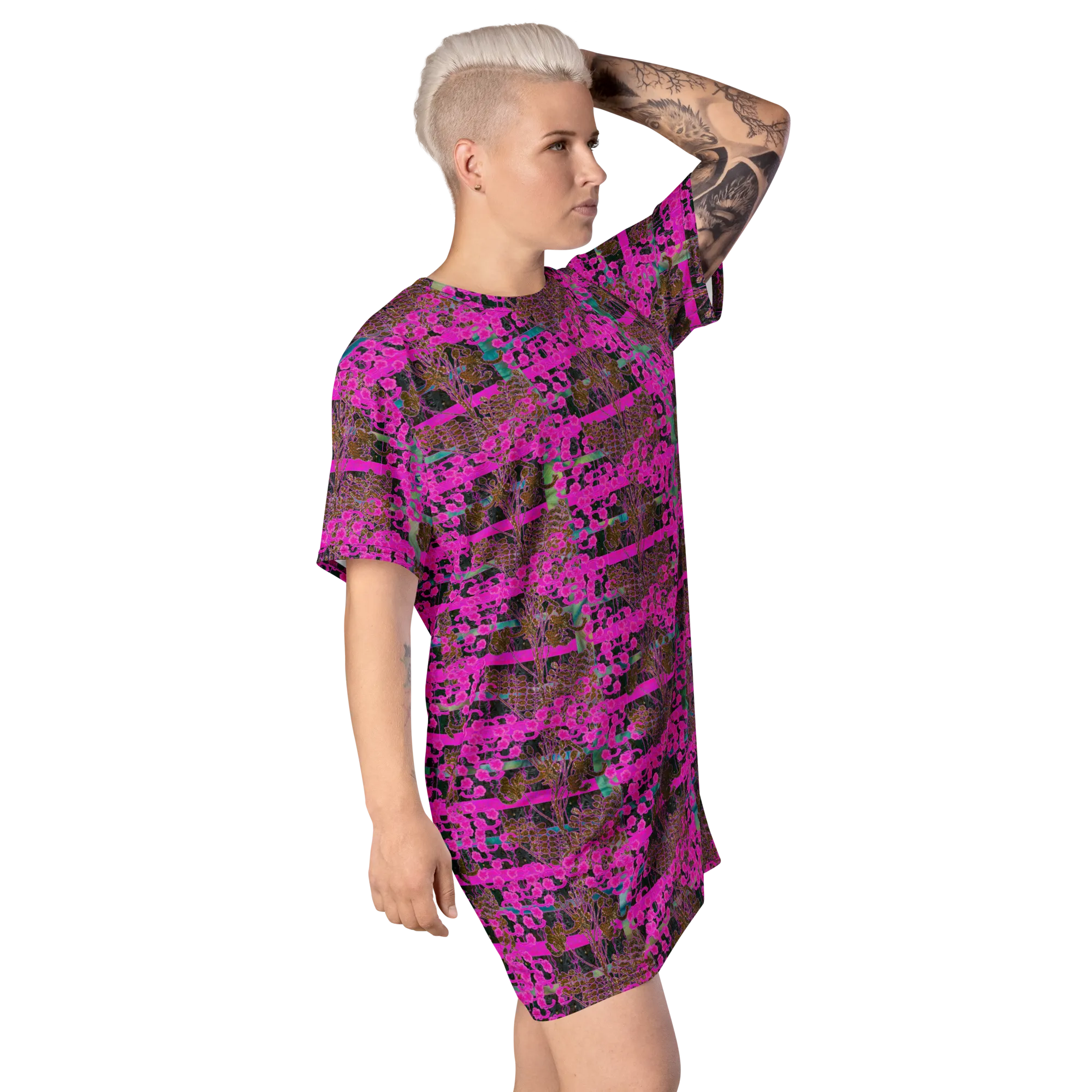 T-Shirt Tunic (Muliebris/Virilis)(Tree Link WindSong Flower) RJSTH@Fabric#9 RJSTHW2024 RJS