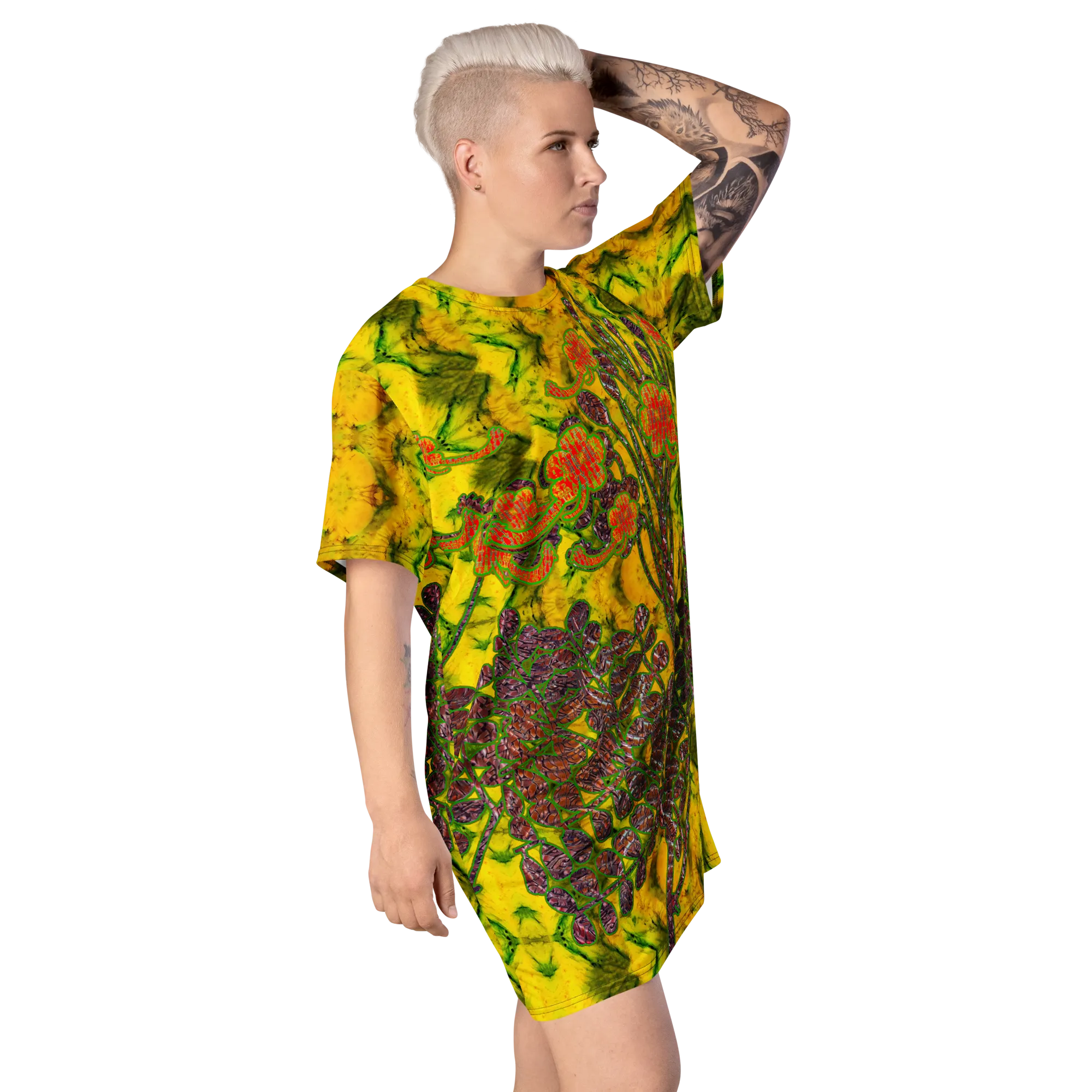 T-Shirt Tunic (Muliebris/Virilis)(WindSong Flower) RJSTH@Fabric#1 RJSTHW2024 RJS