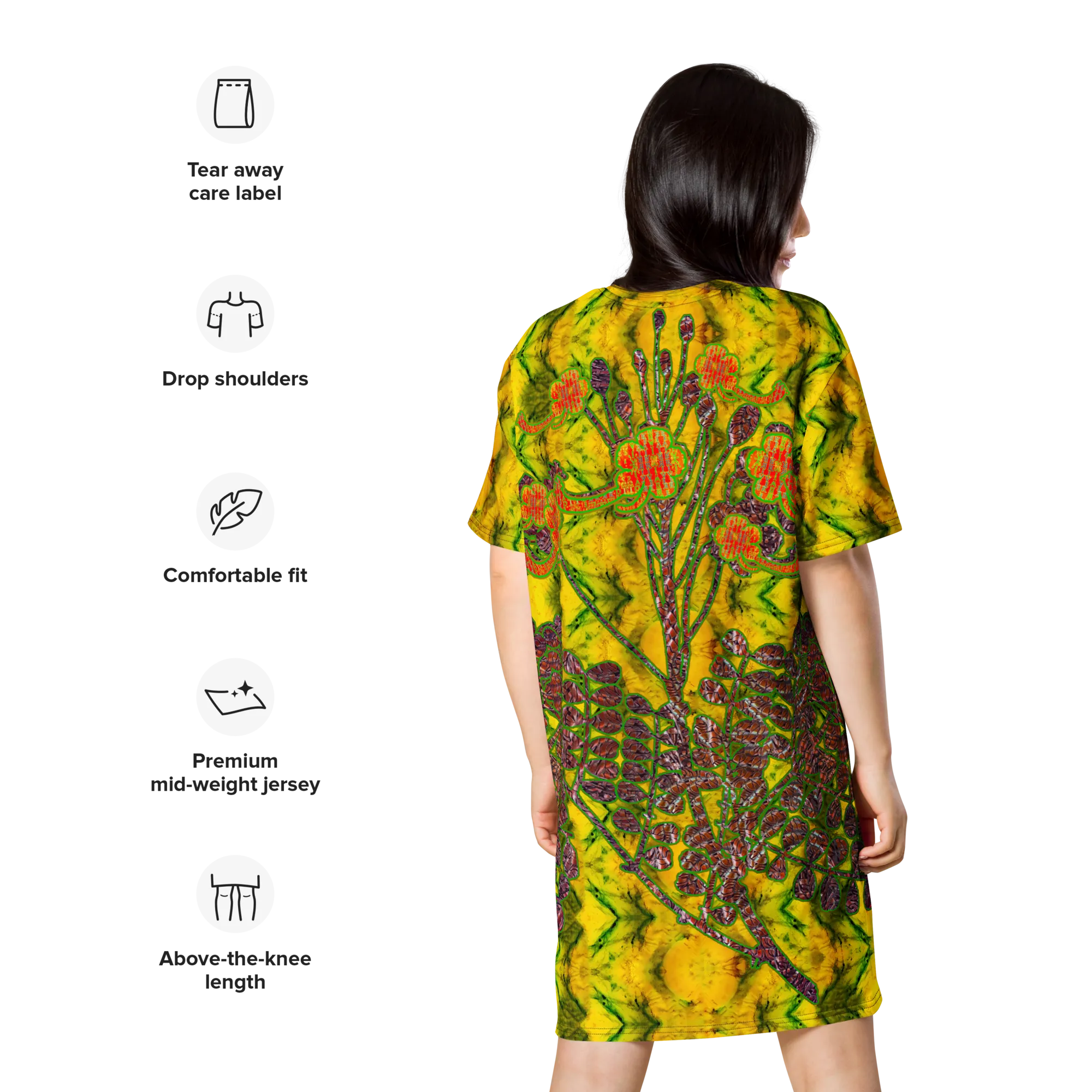 T-Shirt Tunic (Muliebris/Virilis)(WindSong Flower) RJSTH@Fabric#1 RJSTHW2024 RJS