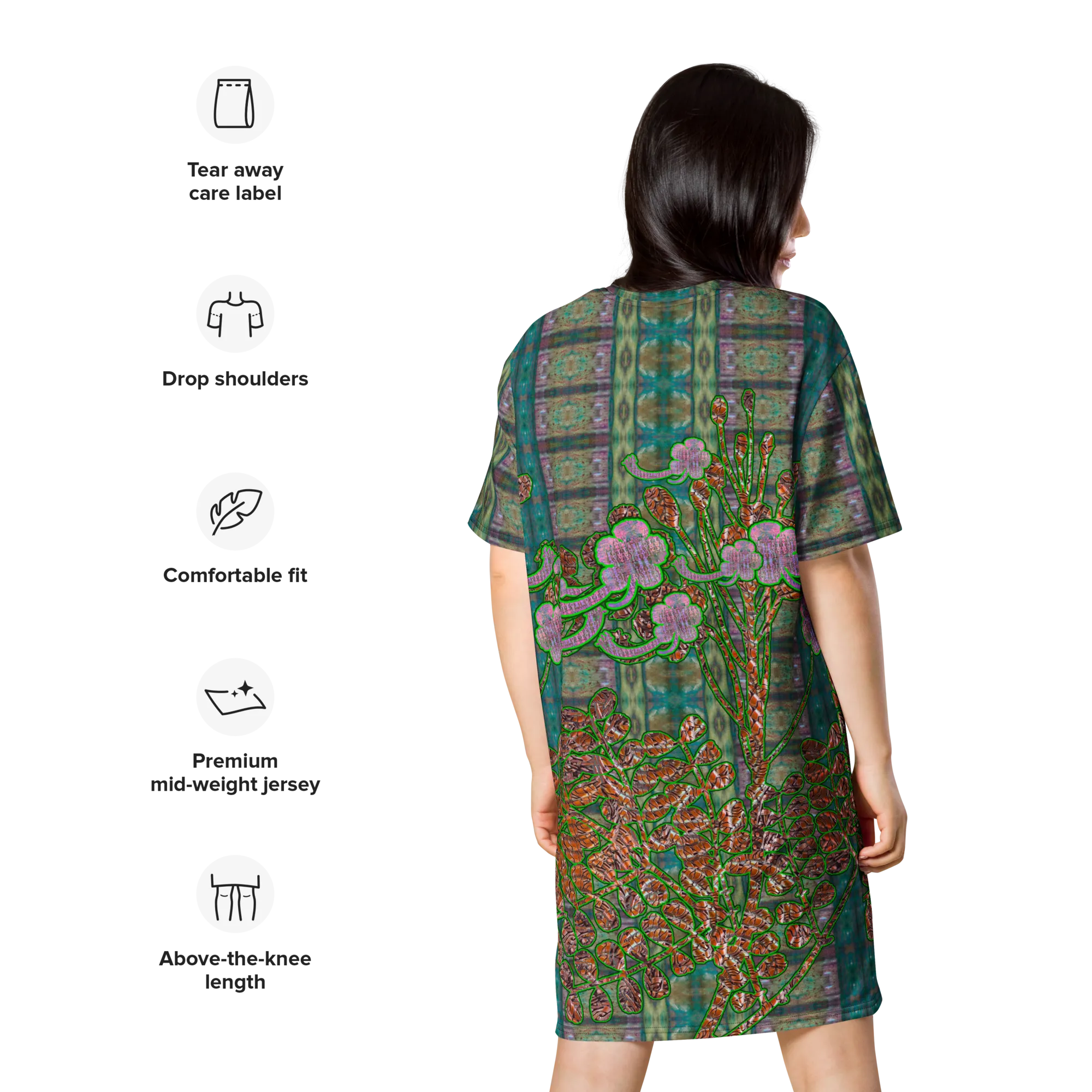 T-Shirt Tunic (Muliebris/Virilis)(WindSong Flower) RJSTH@Fabric#4 RJSTHW2024 RJS