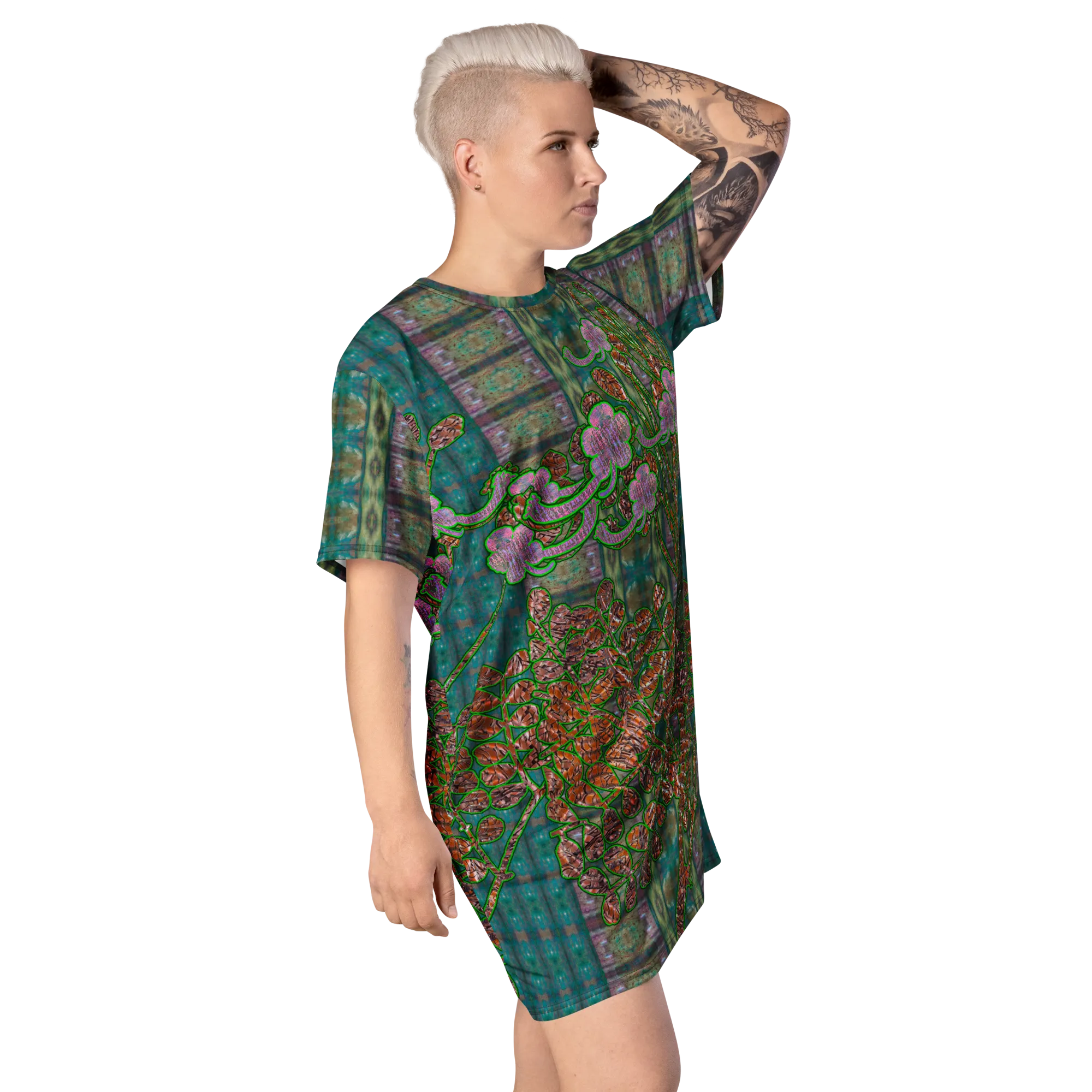 T-Shirt Tunic (Muliebris/Virilis)(WindSong Flower) RJSTH@Fabric#4 RJSTHW2024 RJS