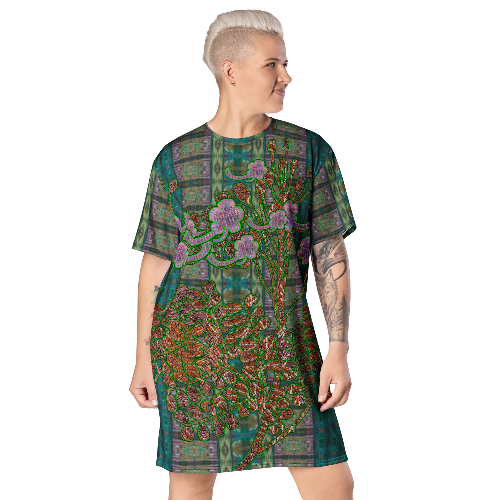 T-Shirt Tunic (Muliebris/Virilis)(WindSong Flower) RJSTH@Fabric#4 RJSTHW2024 RJS