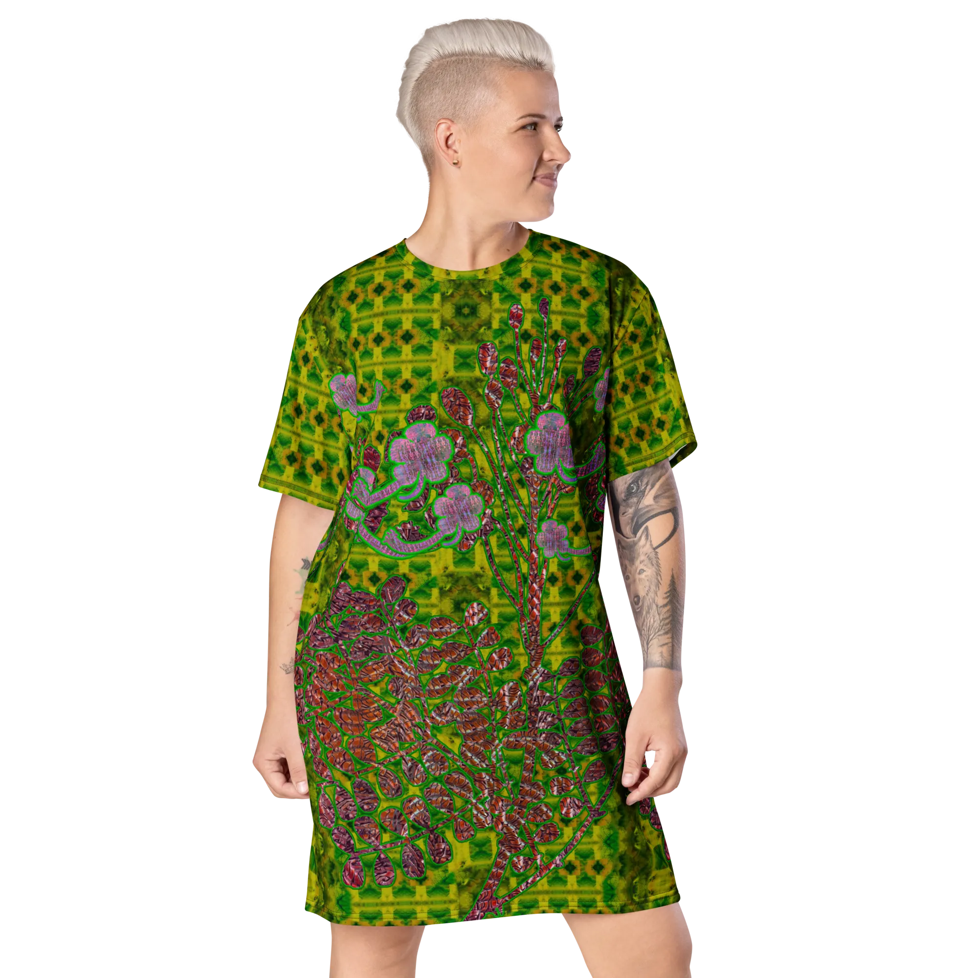 T-Shirt Tunic (Muliebris/Virilis)(WindSong Flower) RJSTH@Fabric#5 RJSTHW2024 RJS