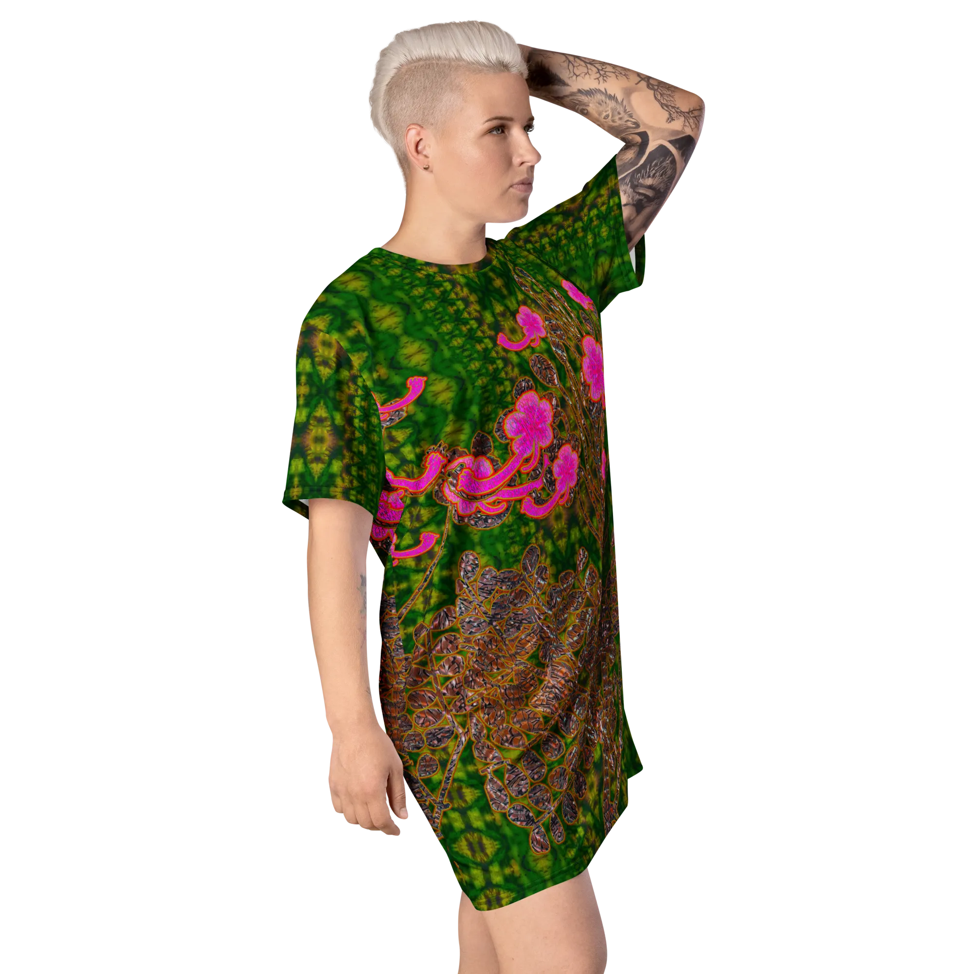 T-Shirt Tunic (Muliebris/Virilis)(WindSong Flower) RJSTH@Fabric#7 RJSTHW2024 RJS