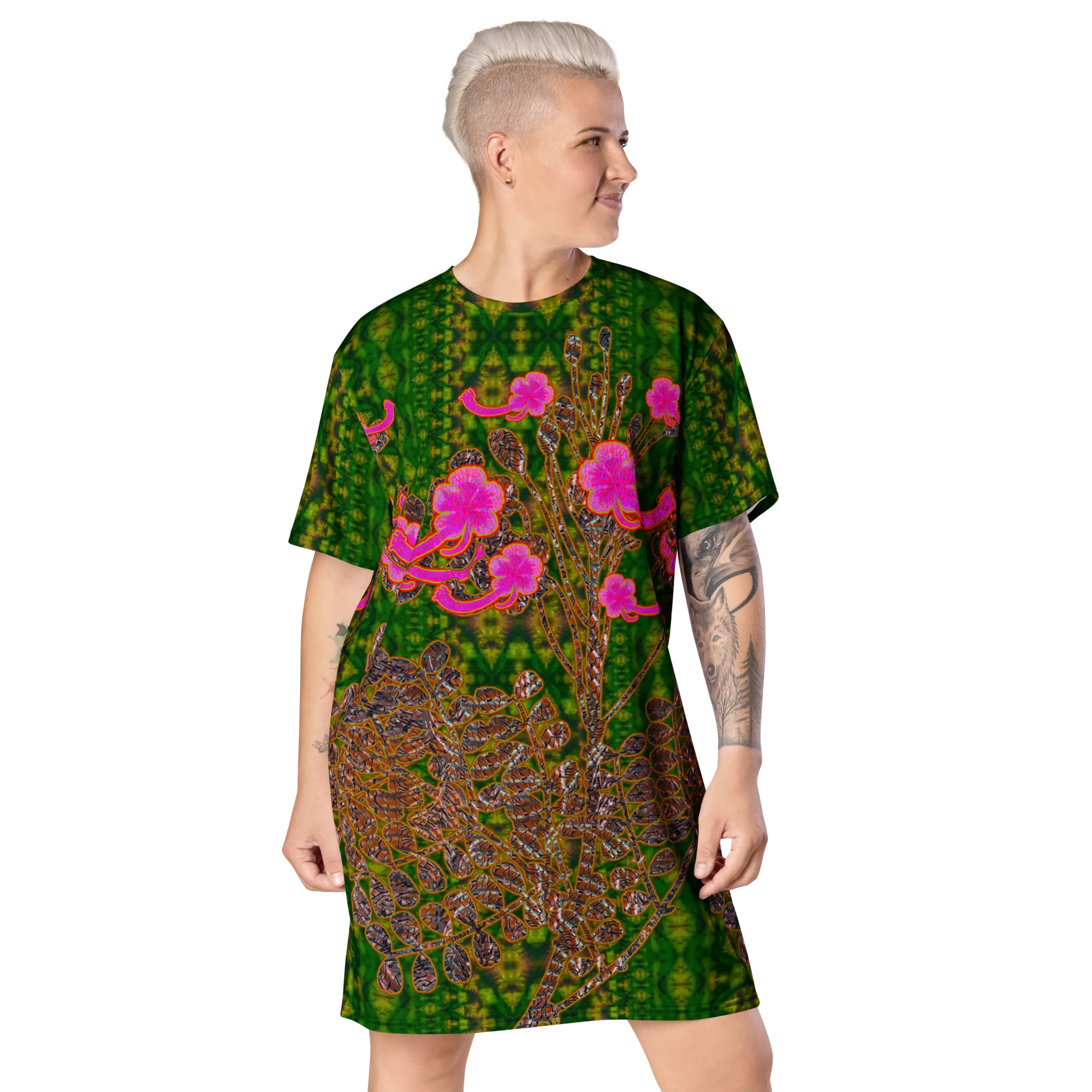 T-Shirt Tunic (Muliebris/Virilis)(WindSong Flower) RJSTH@Fabric#7 RJSTHW2024 RJS