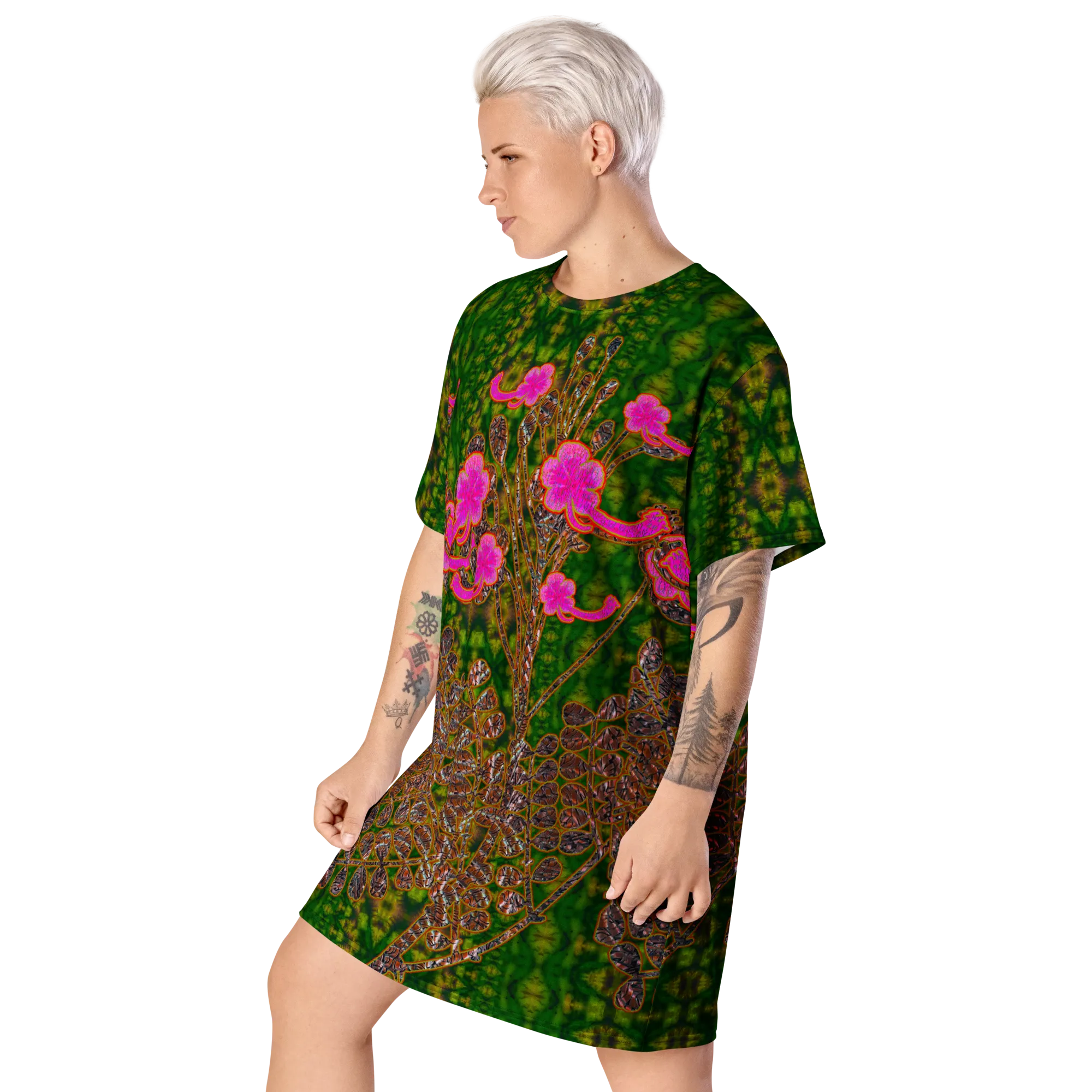 T-Shirt Tunic (Muliebris/Virilis)(WindSong Flower) RJSTH@Fabric#7 RJSTHW2024 RJS