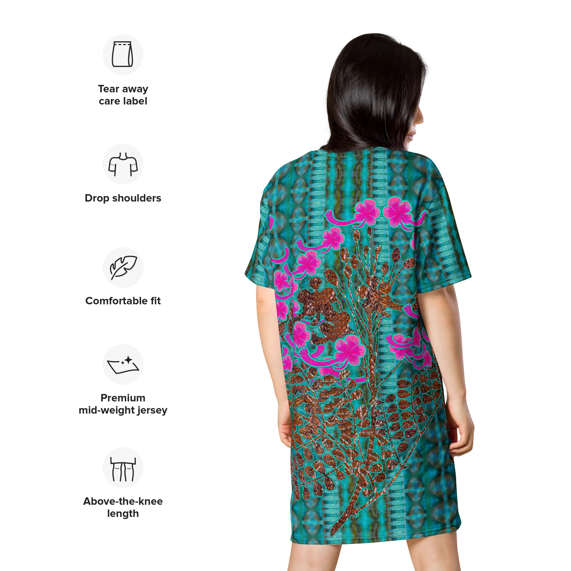 T-Shirt Tunic (Muliebris/Virilis)(WindSong Flower) RJSTH@Fabric#8 RJSTHW2024 RJS