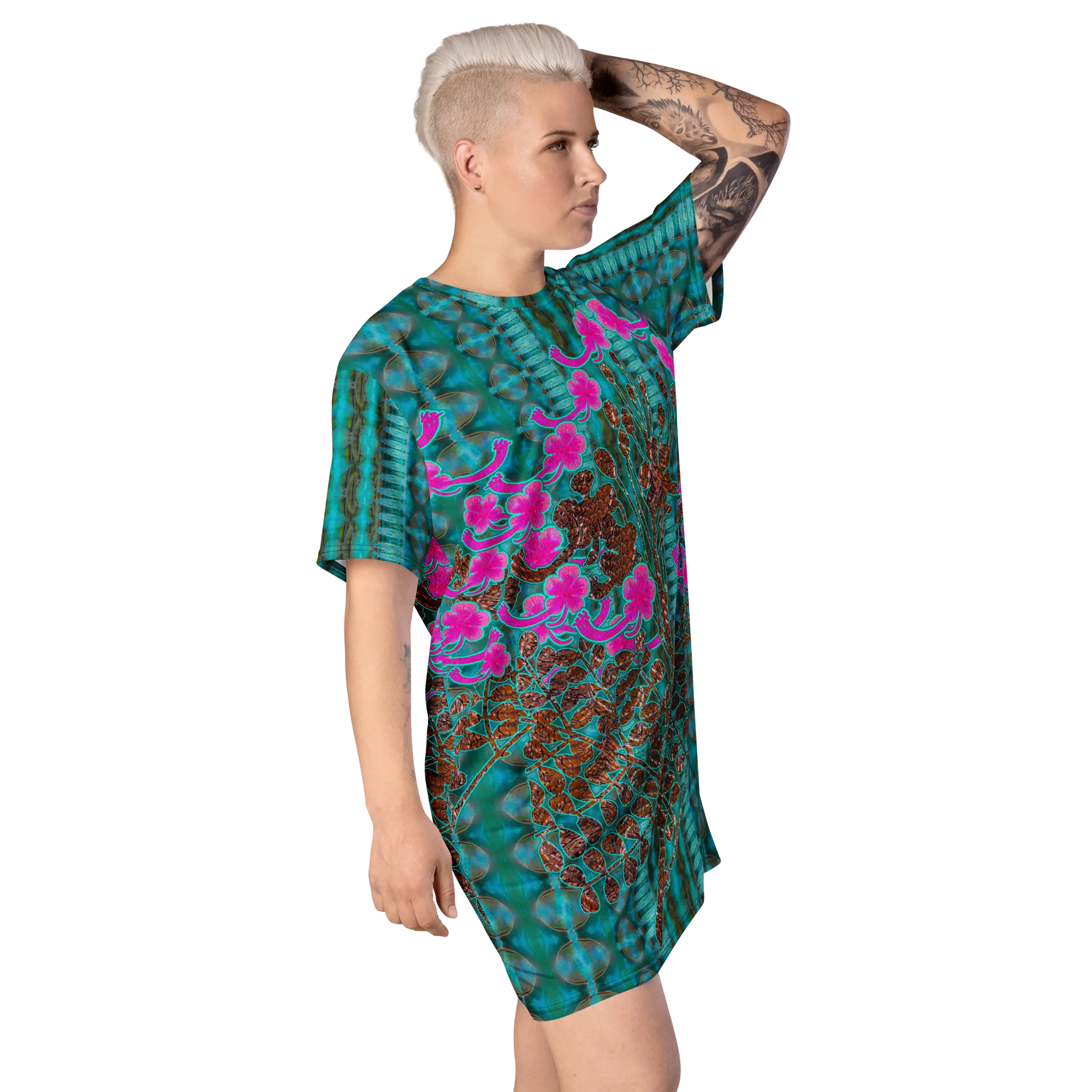 T-Shirt Tunic (Muliebris/Virilis)(WindSong Flower) RJSTH@Fabric#8 RJSTHW2024 RJS
