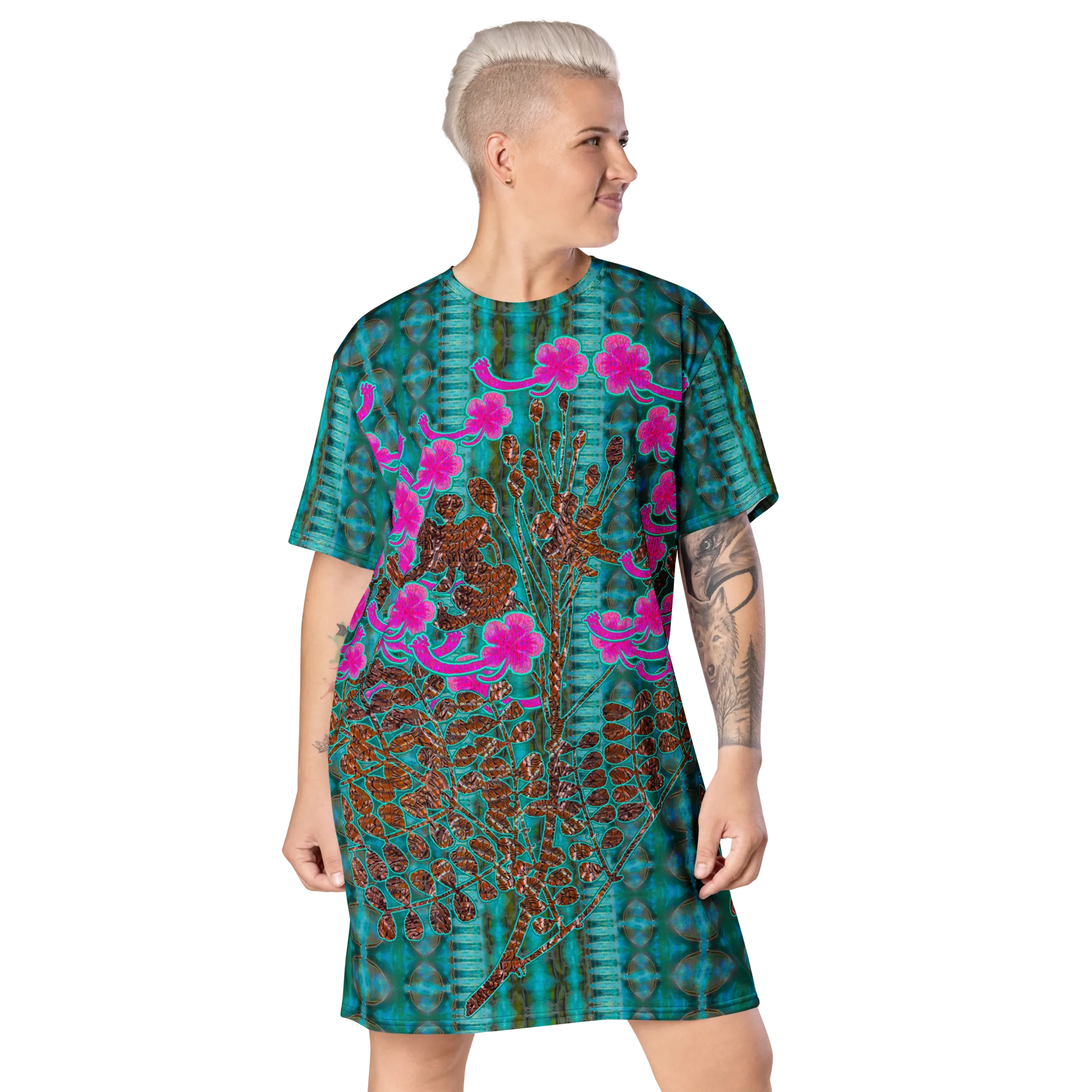T-Shirt Tunic (Muliebris/Virilis)(WindSong Flower) RJSTH@Fabric#8 RJSTHW2024 RJS