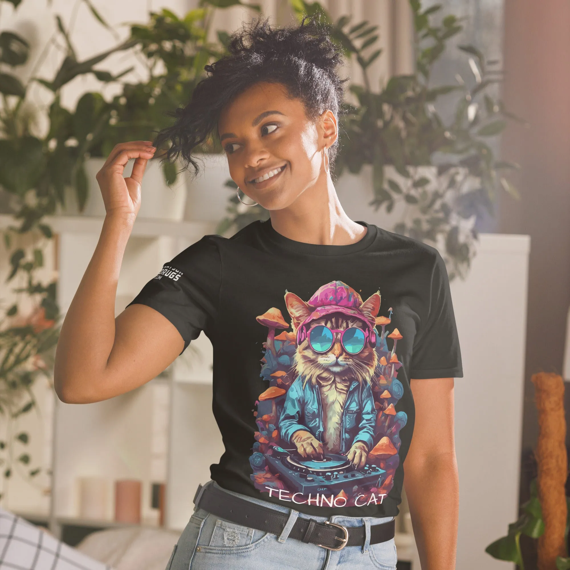 Techno T-Shirt | Techno Cat | Ecstasy Edition