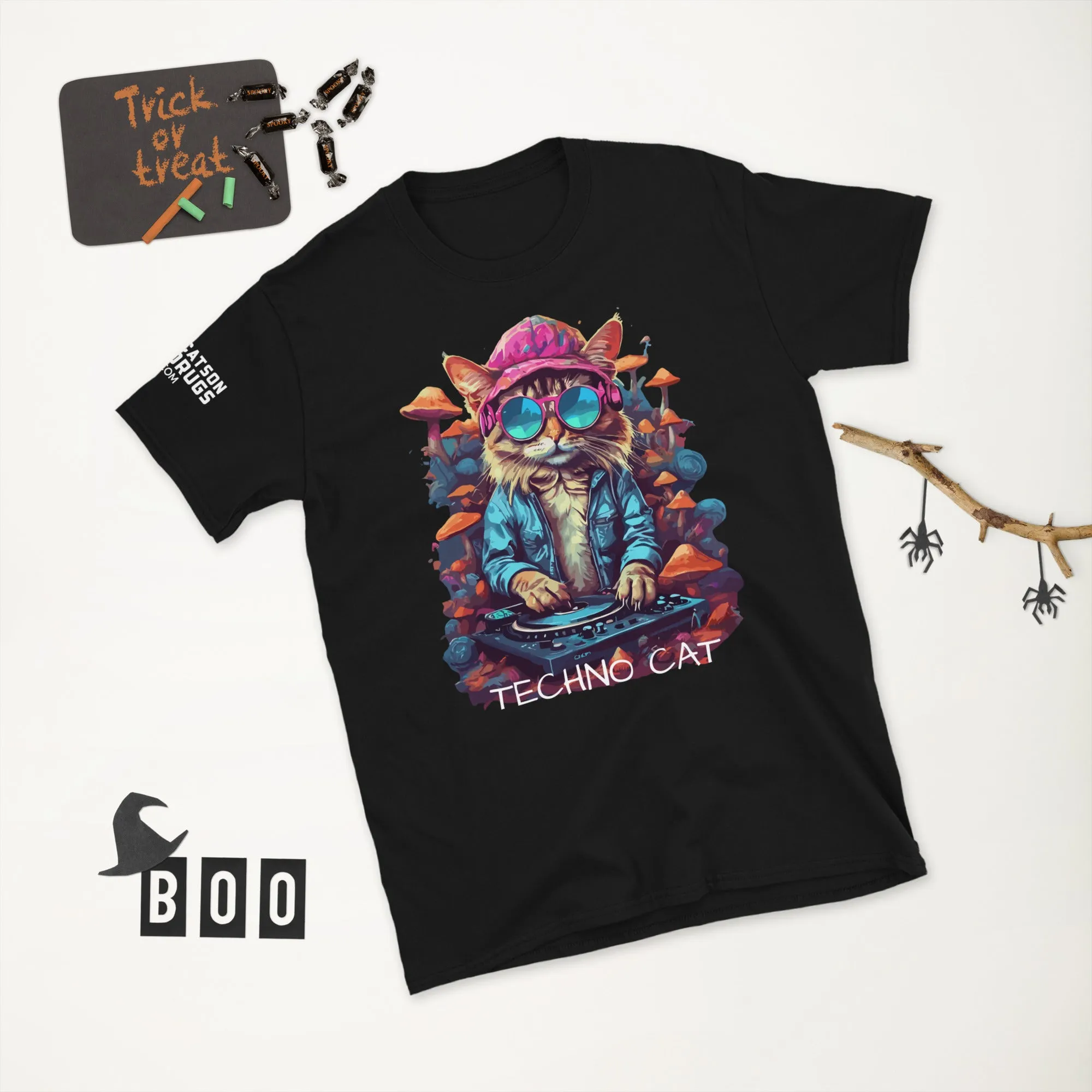 Techno T-Shirt | Techno Cat | Ecstasy Edition