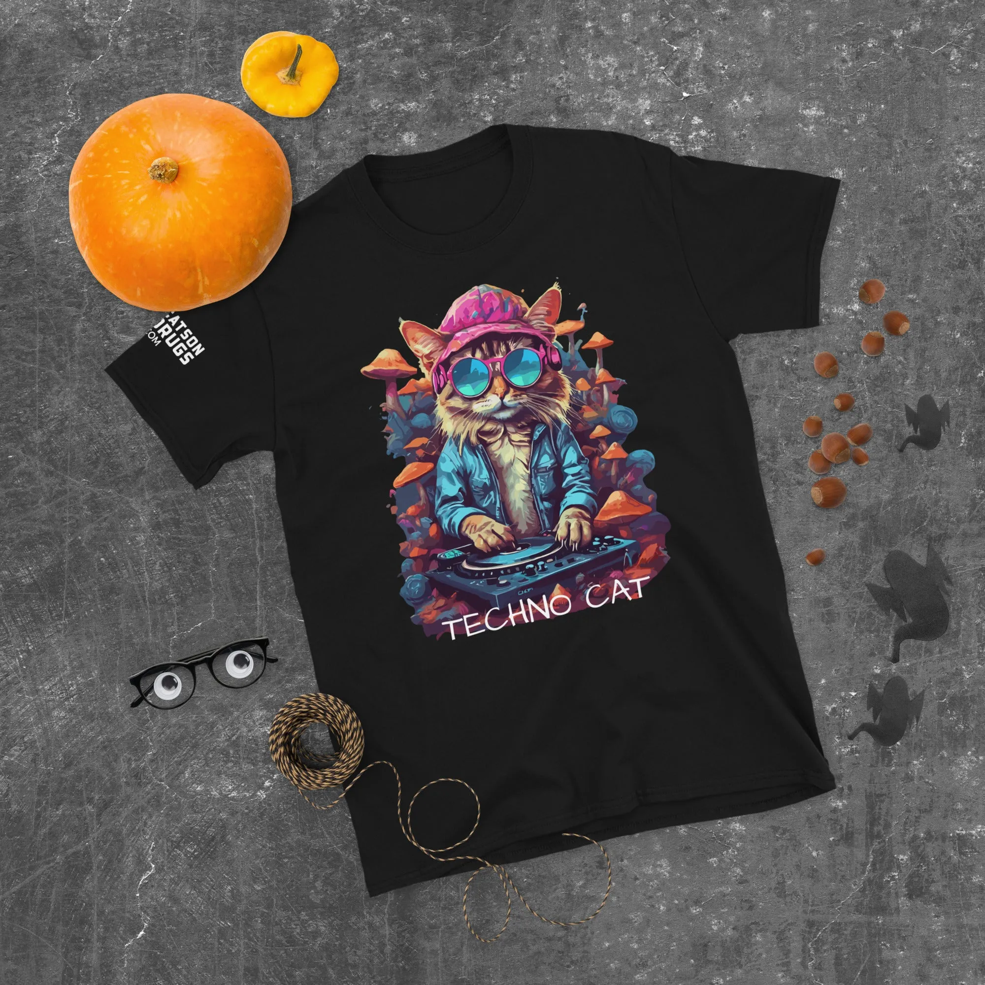 Techno T-Shirt | Techno Cat | Ecstasy Edition