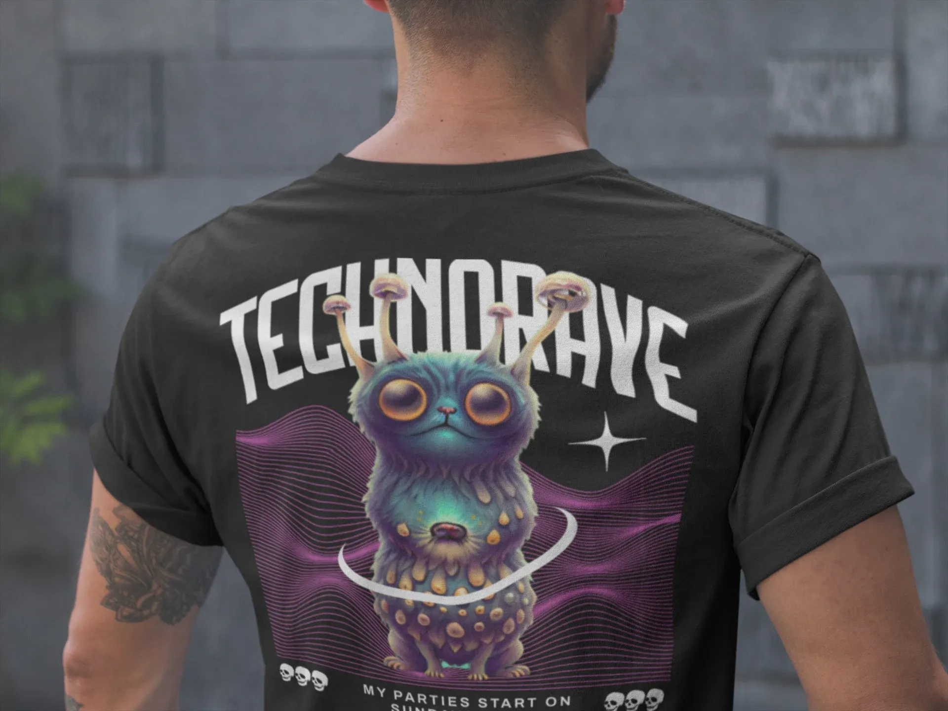 Techno T-Shirt | Technorave Organism