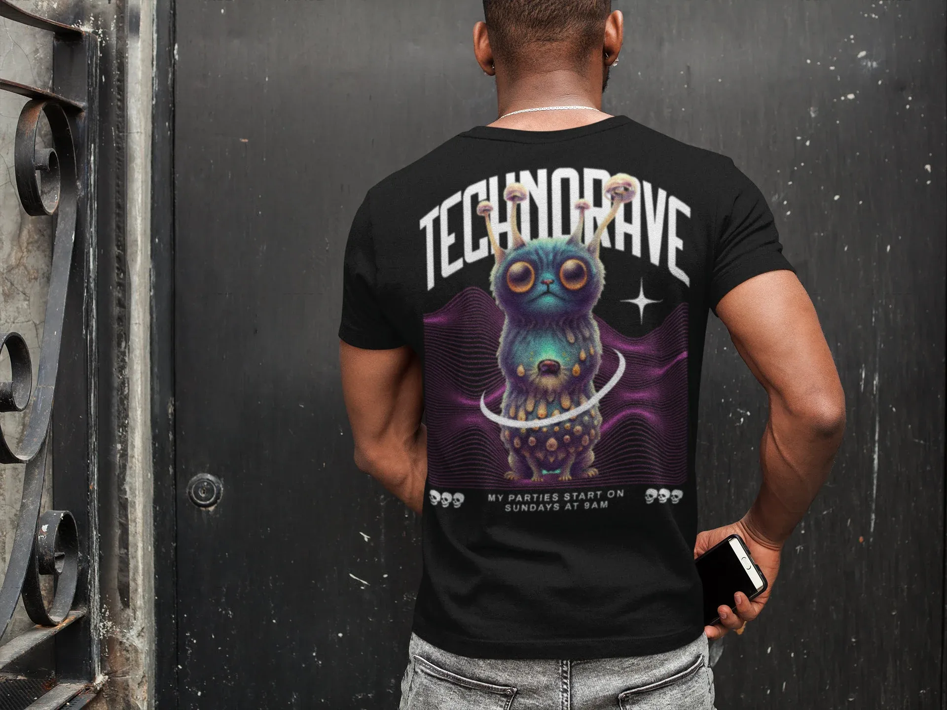 Techno T-Shirt | Technorave Organism