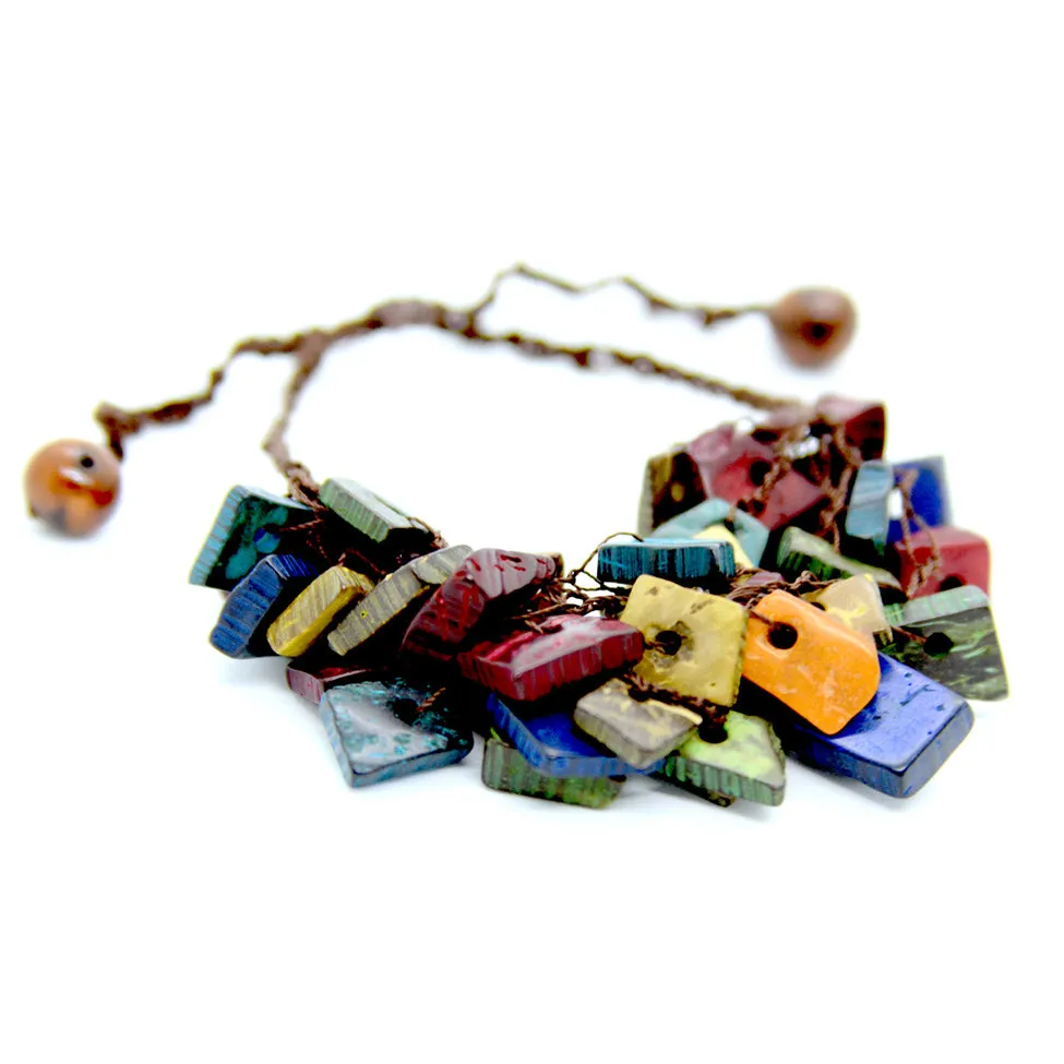 Terra: Multicolor Coconut Husk Bracelet