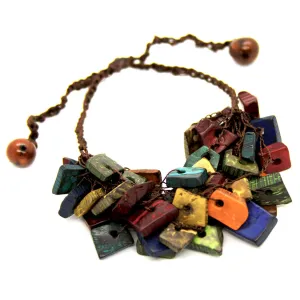 Terra: Multicolor Coconut Husk Bracelet