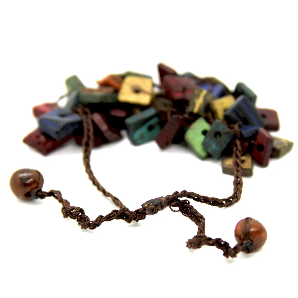 Terra: Multicolor Coconut Husk Bracelet