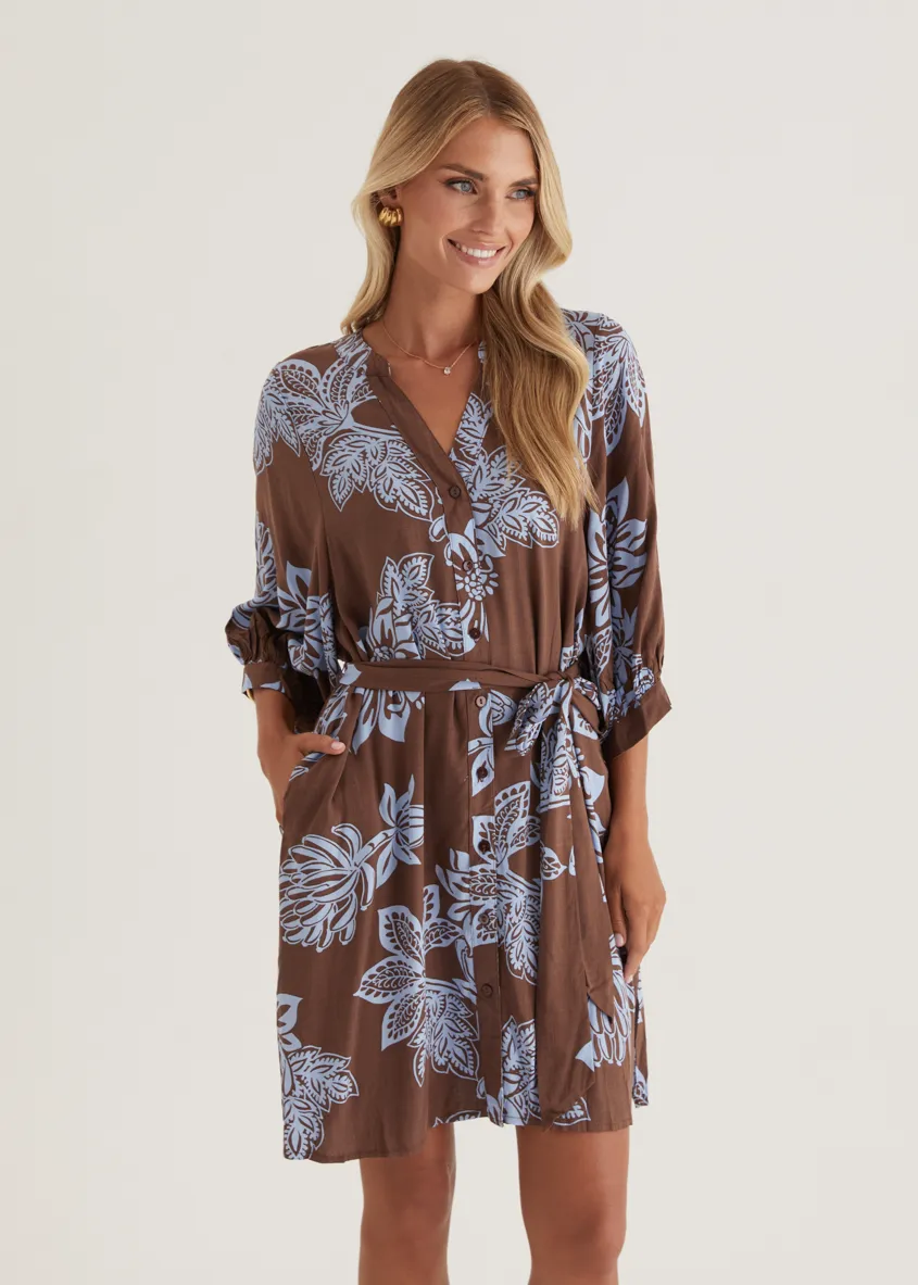 Tessa Dress - Choc Captivate
