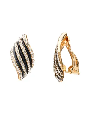 TEXTURED WAVE EARRING