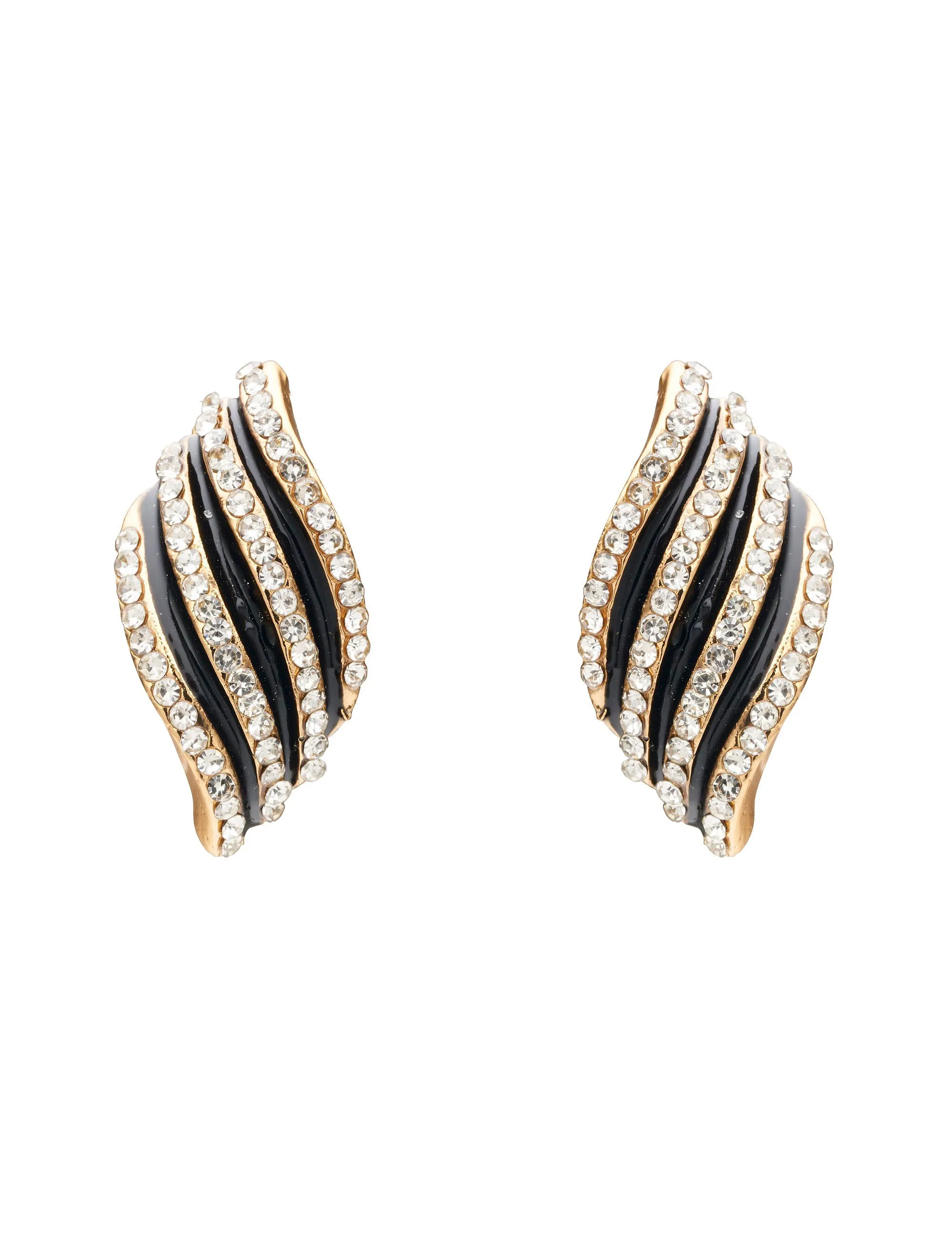 TEXTURED WAVE EARRING
