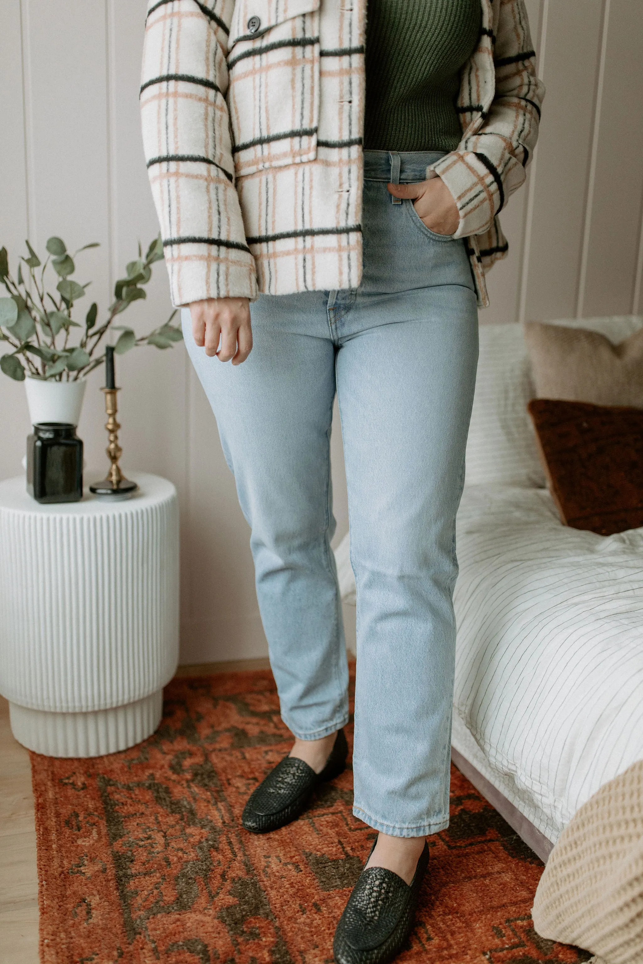 The 501 Original Cropped Jeans - Light Wash