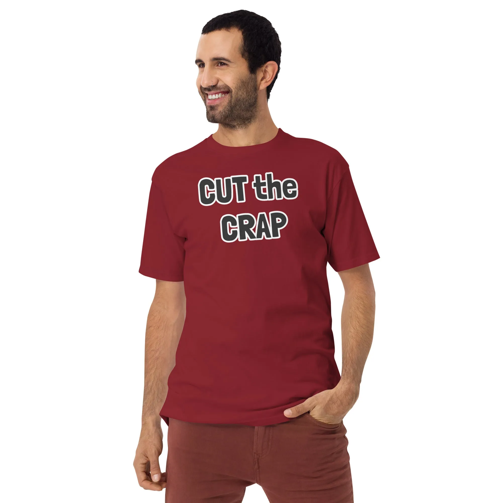The A&G Cut The Crap II Men’s Premium Heavyweight Tee