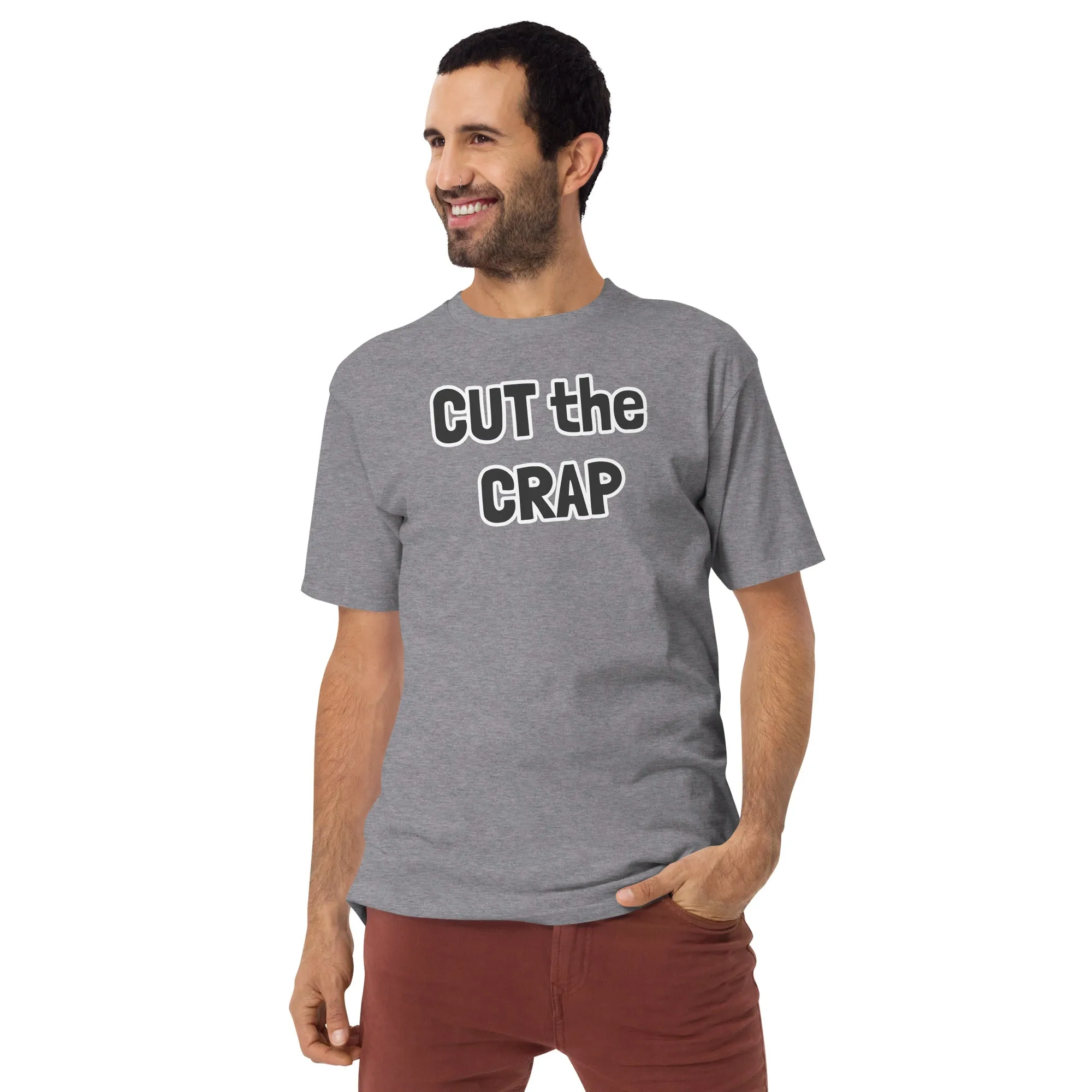 The A&G Cut The Crap II Men’s Premium Heavyweight Tee