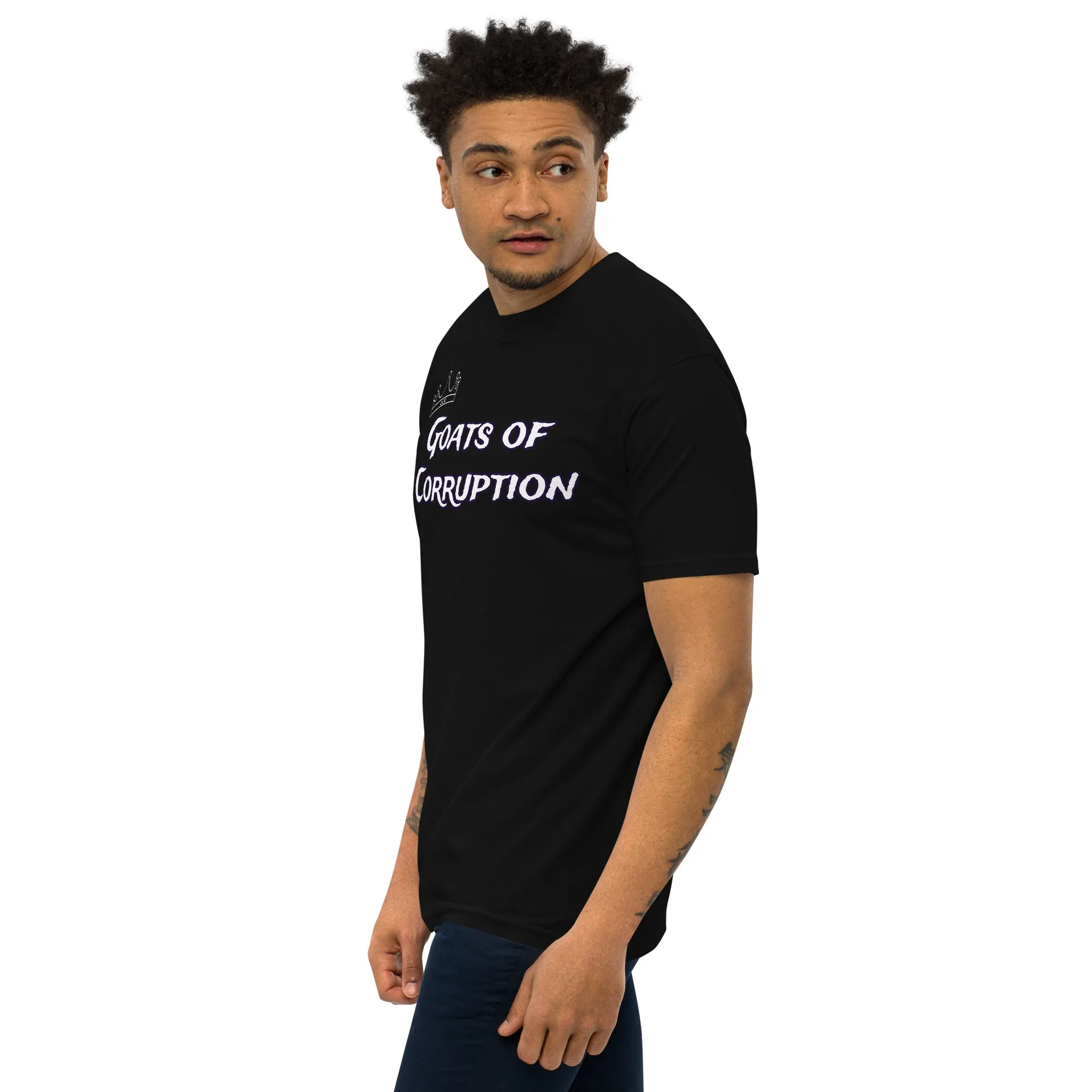 The A&G Goats of Corruption Men’s Premium Heavyweight Tee