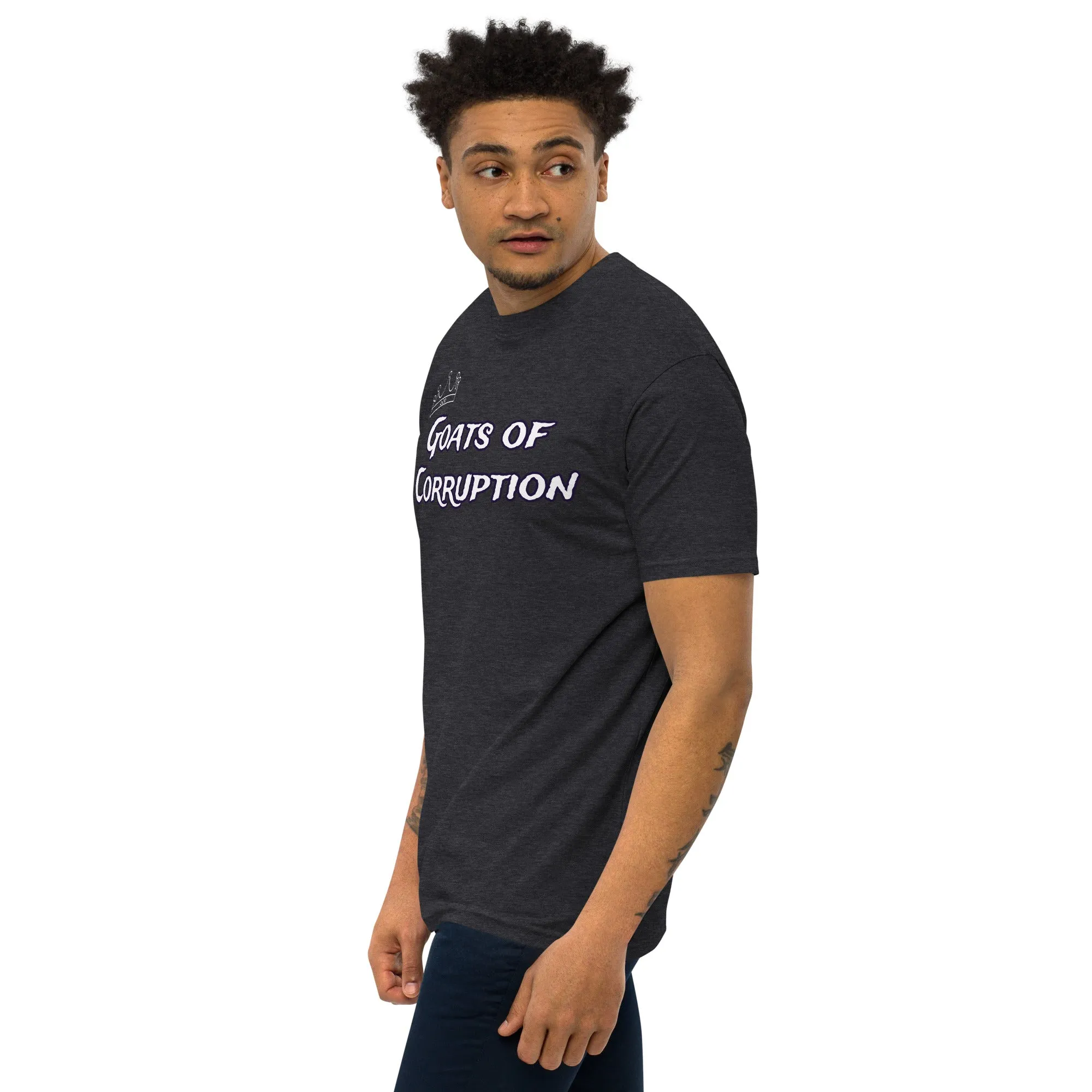 The A&G Goats of Corruption Men’s Premium Heavyweight Tee