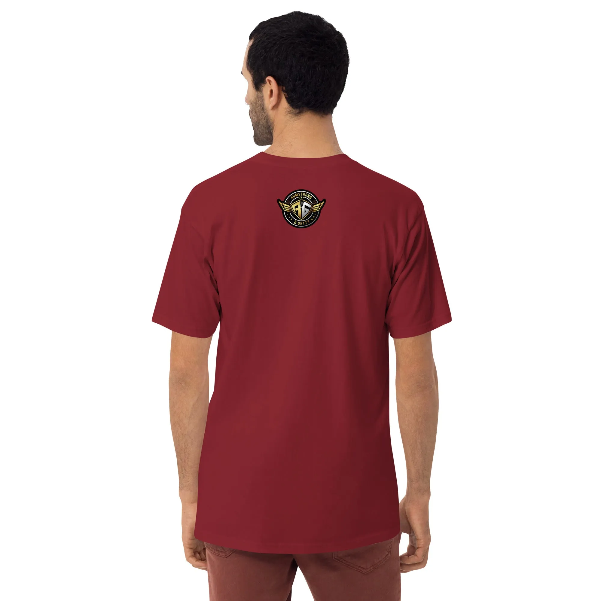 The A&G Hot Dogs Are Dogs Men’s Premium Heavyweight Tee
