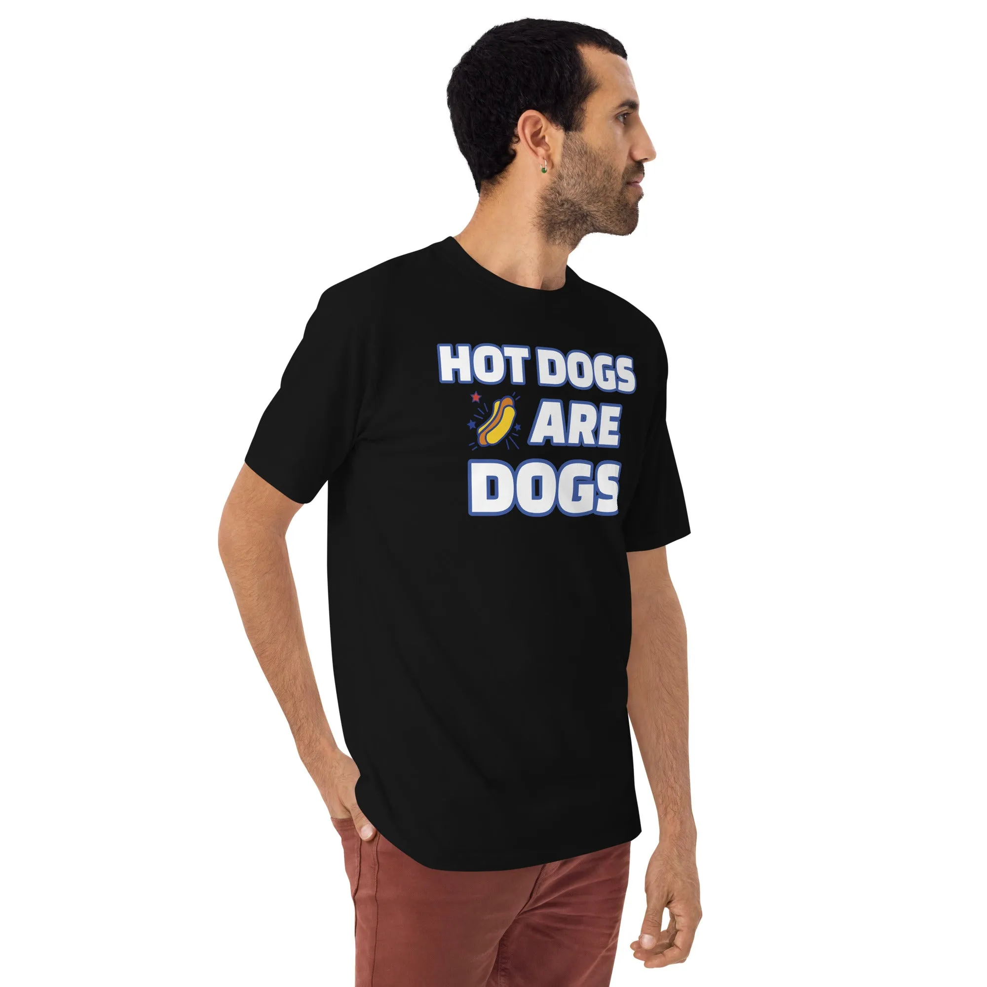 The A&G Hot Dogs Are Dogs Men’s Premium Heavyweight Tee