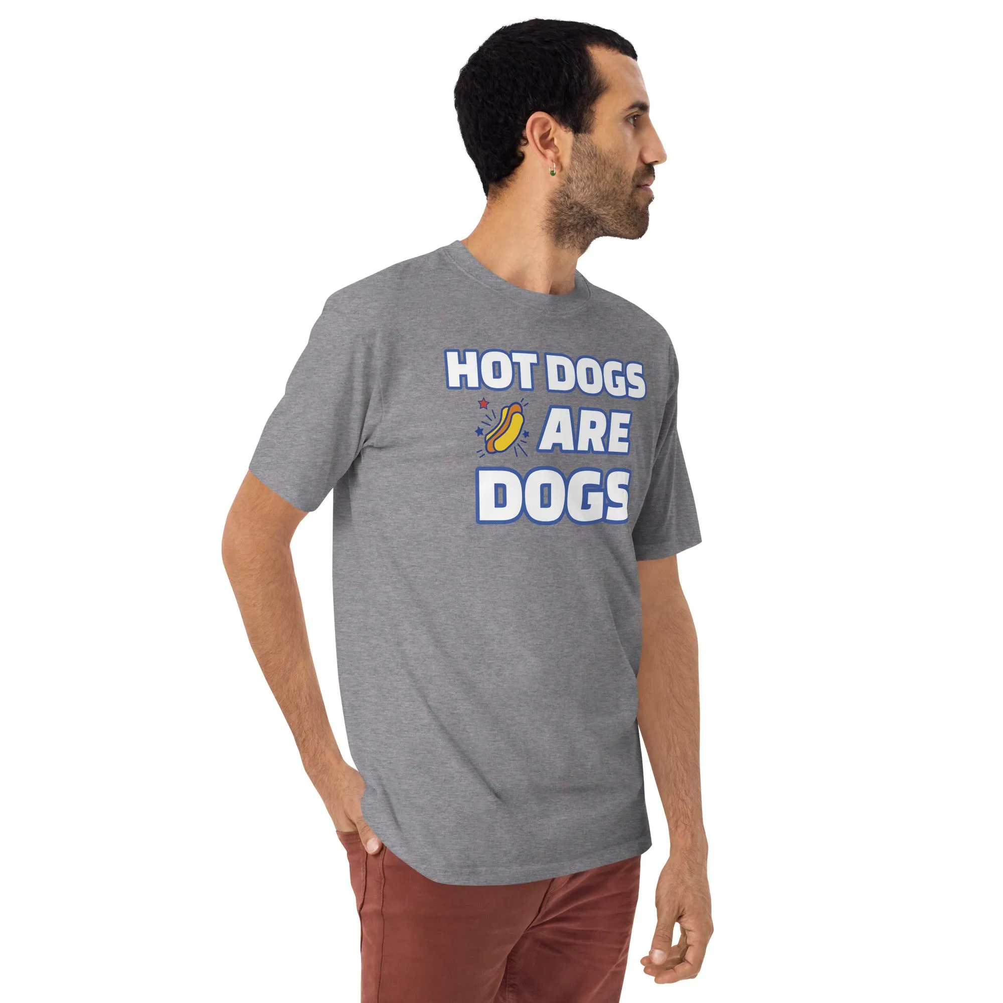 The A&G Hot Dogs Are Dogs Men’s Premium Heavyweight Tee