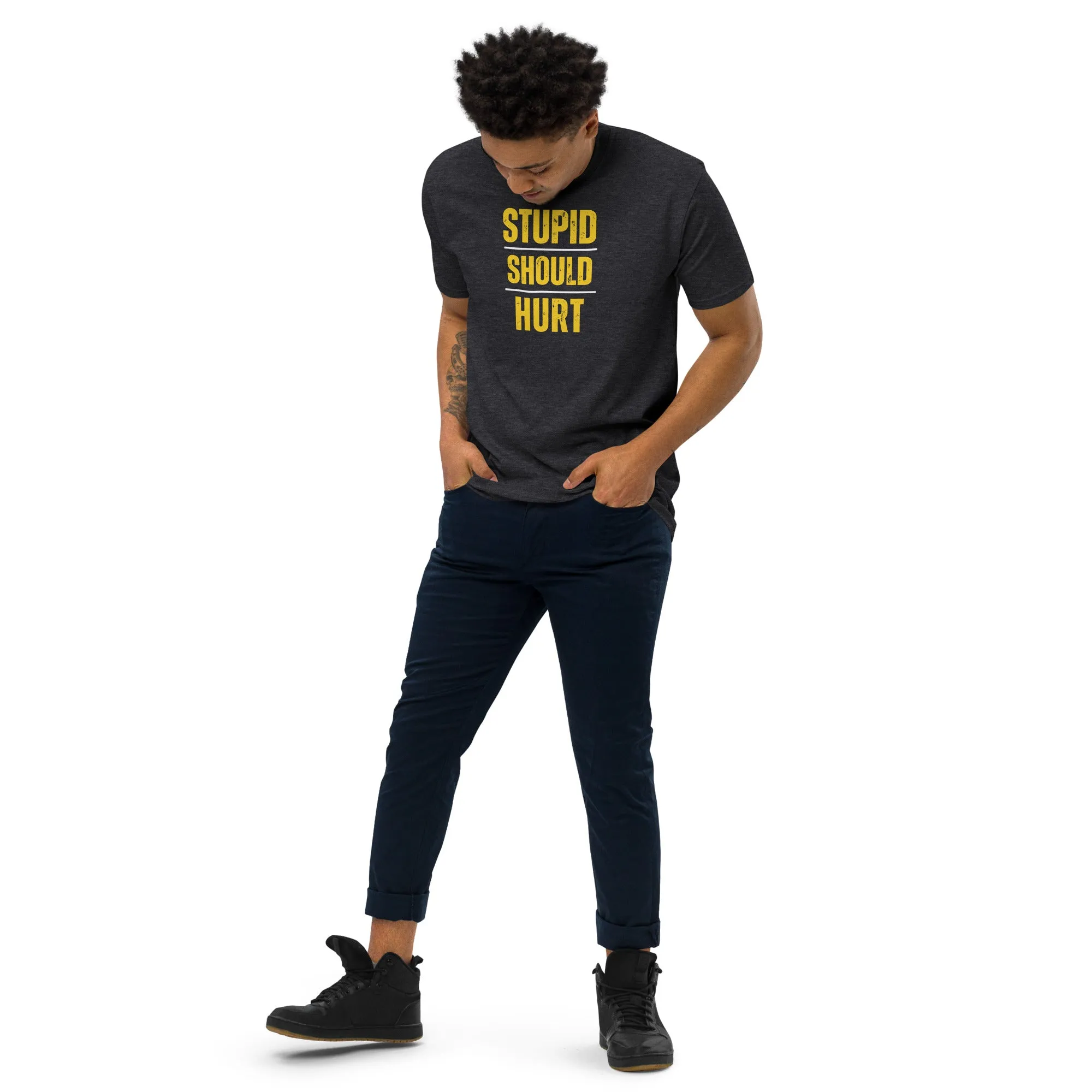 The A&G Stupid Should Hurt '24 Premium Heavyweight Tee