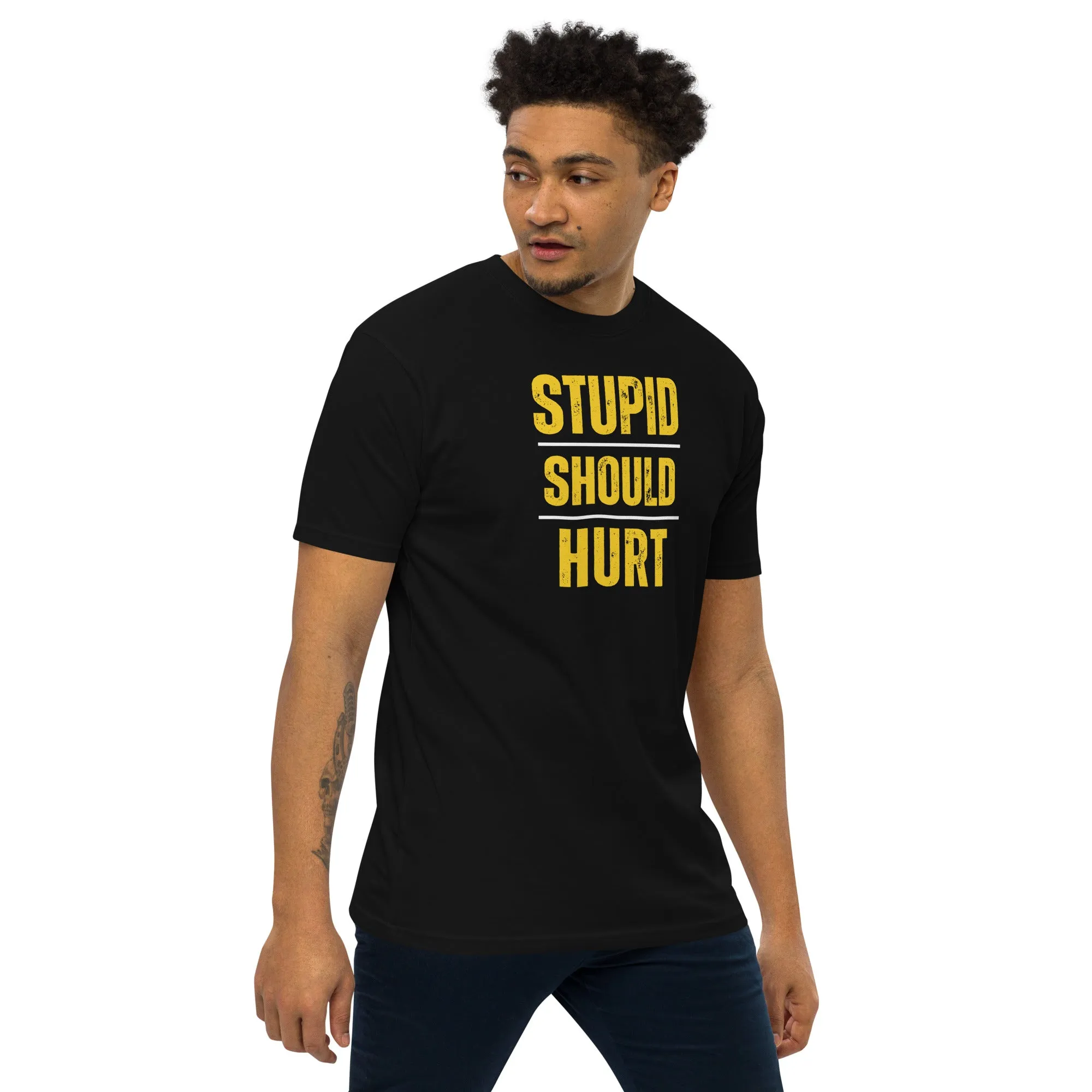 The A&G Stupid Should Hurt '24 Premium Heavyweight Tee