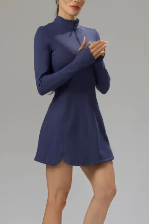 The Apex Long-Sleeve Court Dress