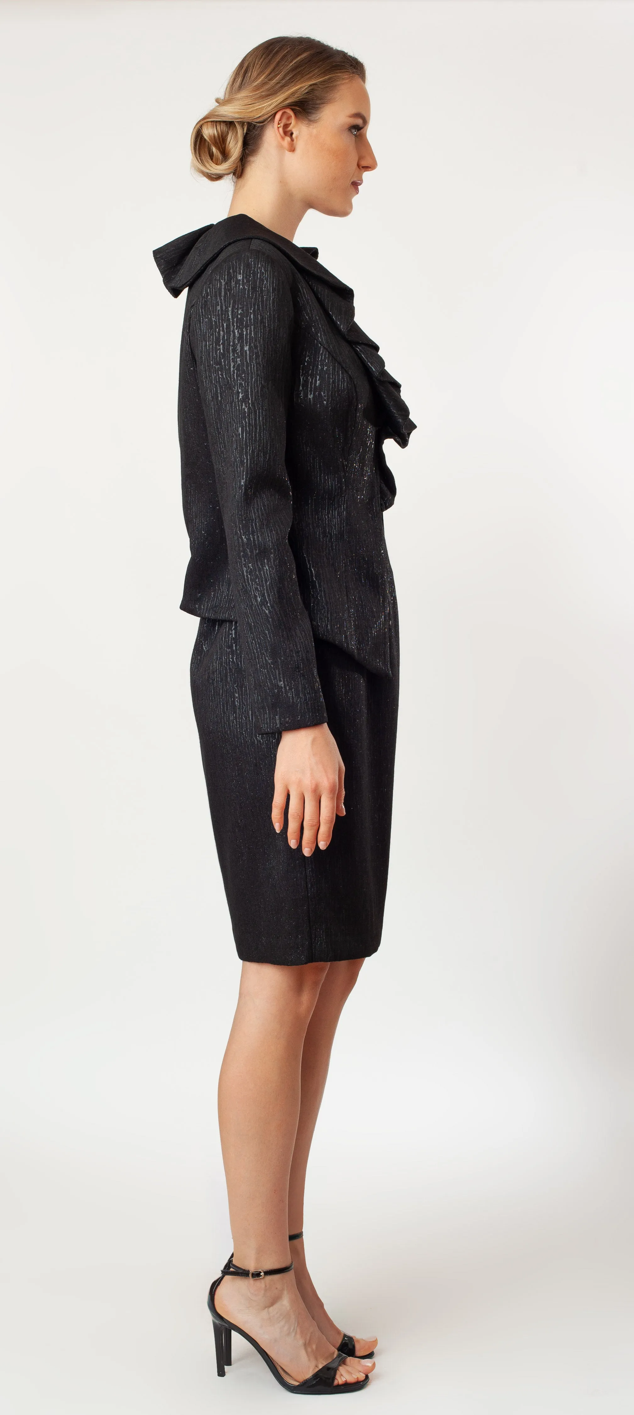 The Asymmetric Ruffle Fly Away Signature Jacket
