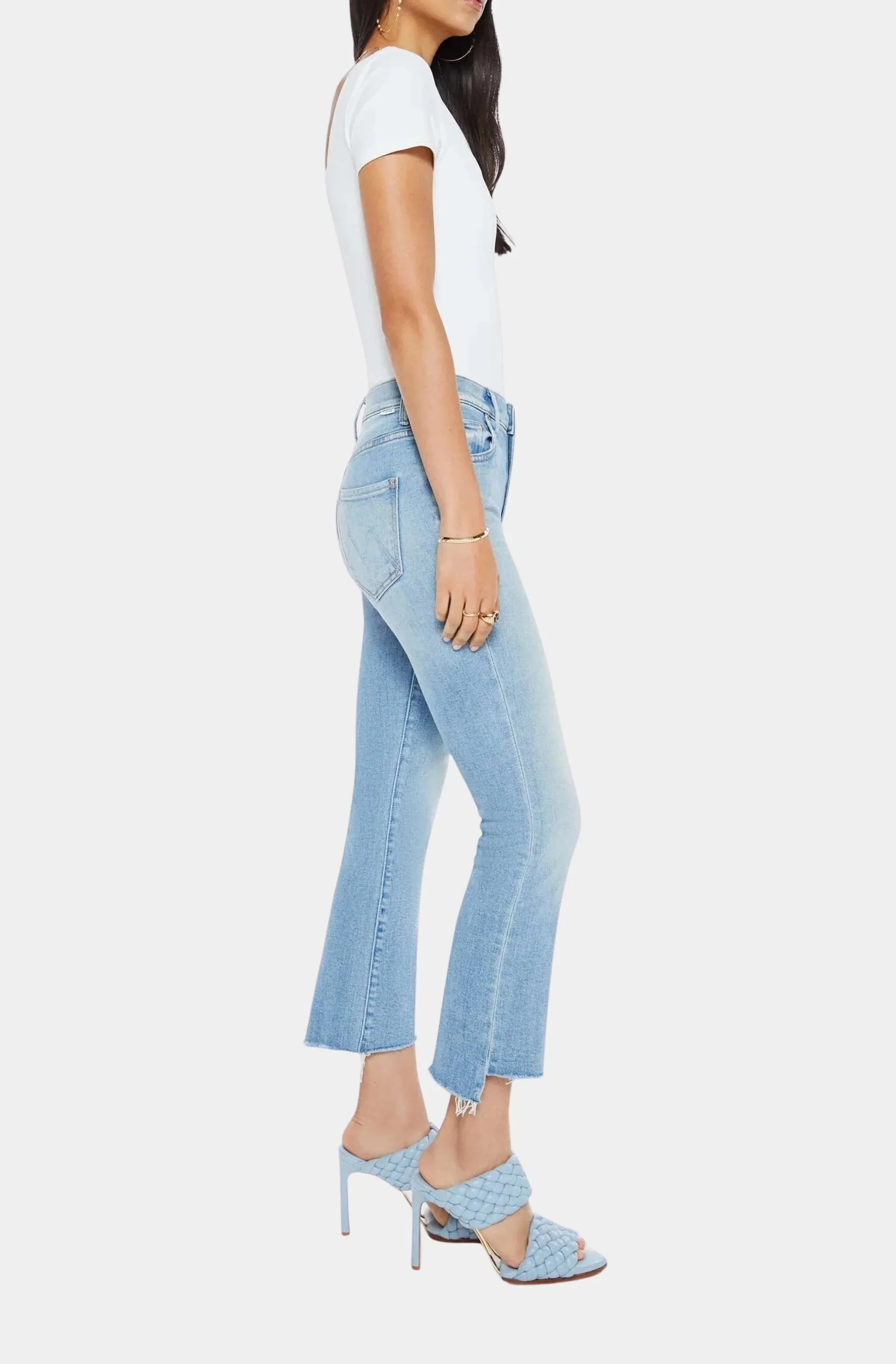 The Insider Crop Step Fray Jeans