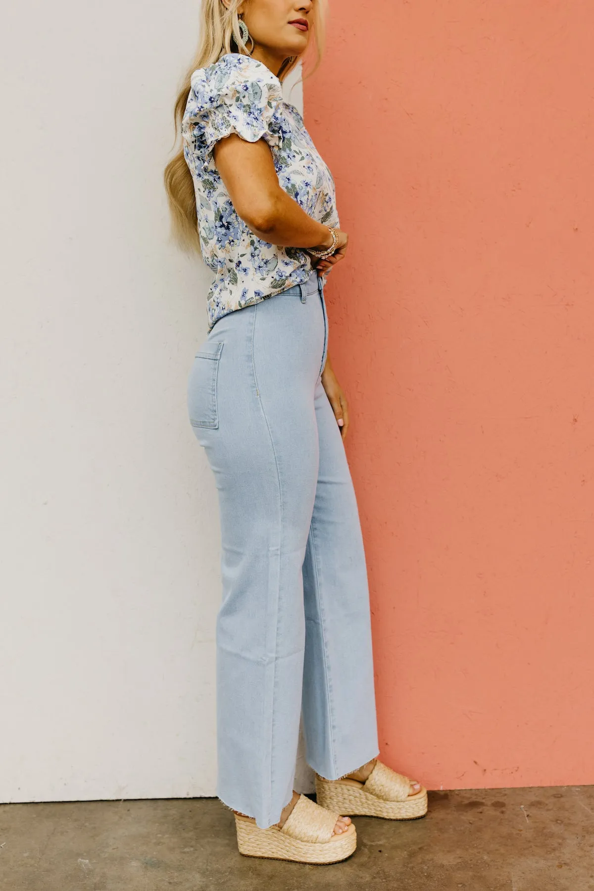 The Izaiah Stretch Wide Leg Denim