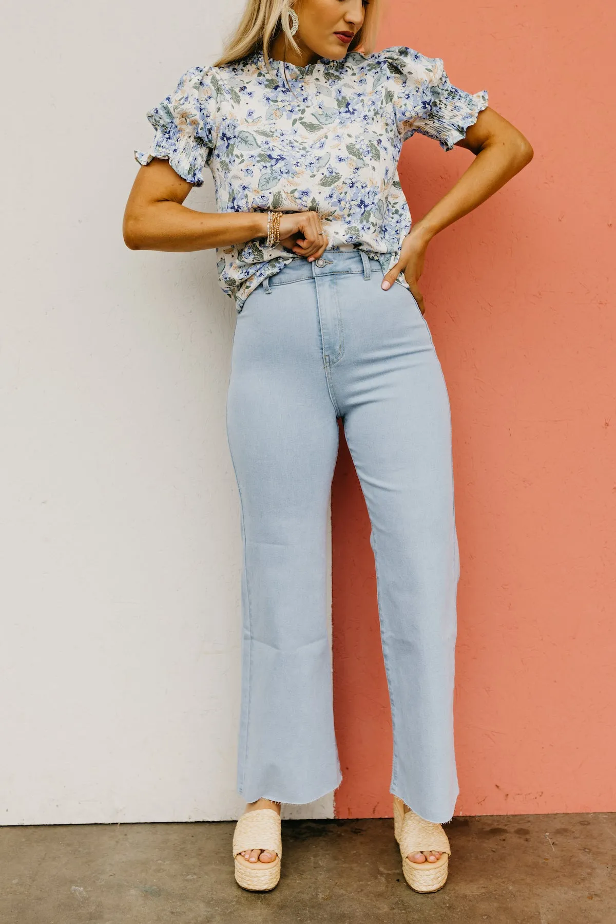 The Izaiah Stretch Wide Leg Denim
