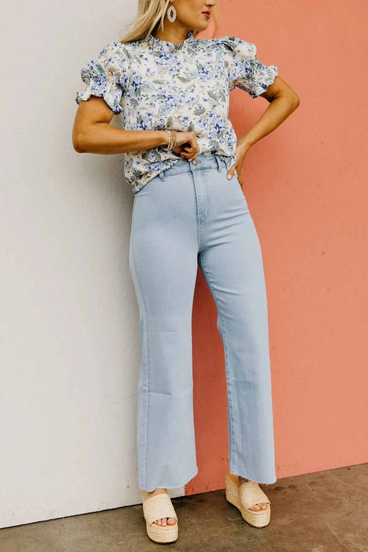 The Izaiah Stretch Wide Leg Denim