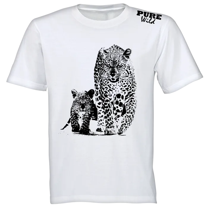 The Leopard Family T-Shirt For A Real Man