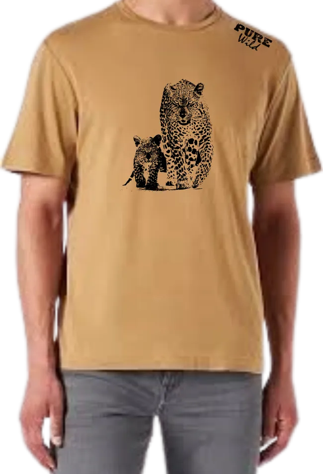 The Leopard Family T-Shirt For A Real Man