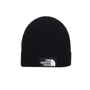 The North Face Logo Box Cuffed Beanie Black