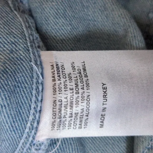 The Ragged Priest Combat Jeans in Light Wash size 24